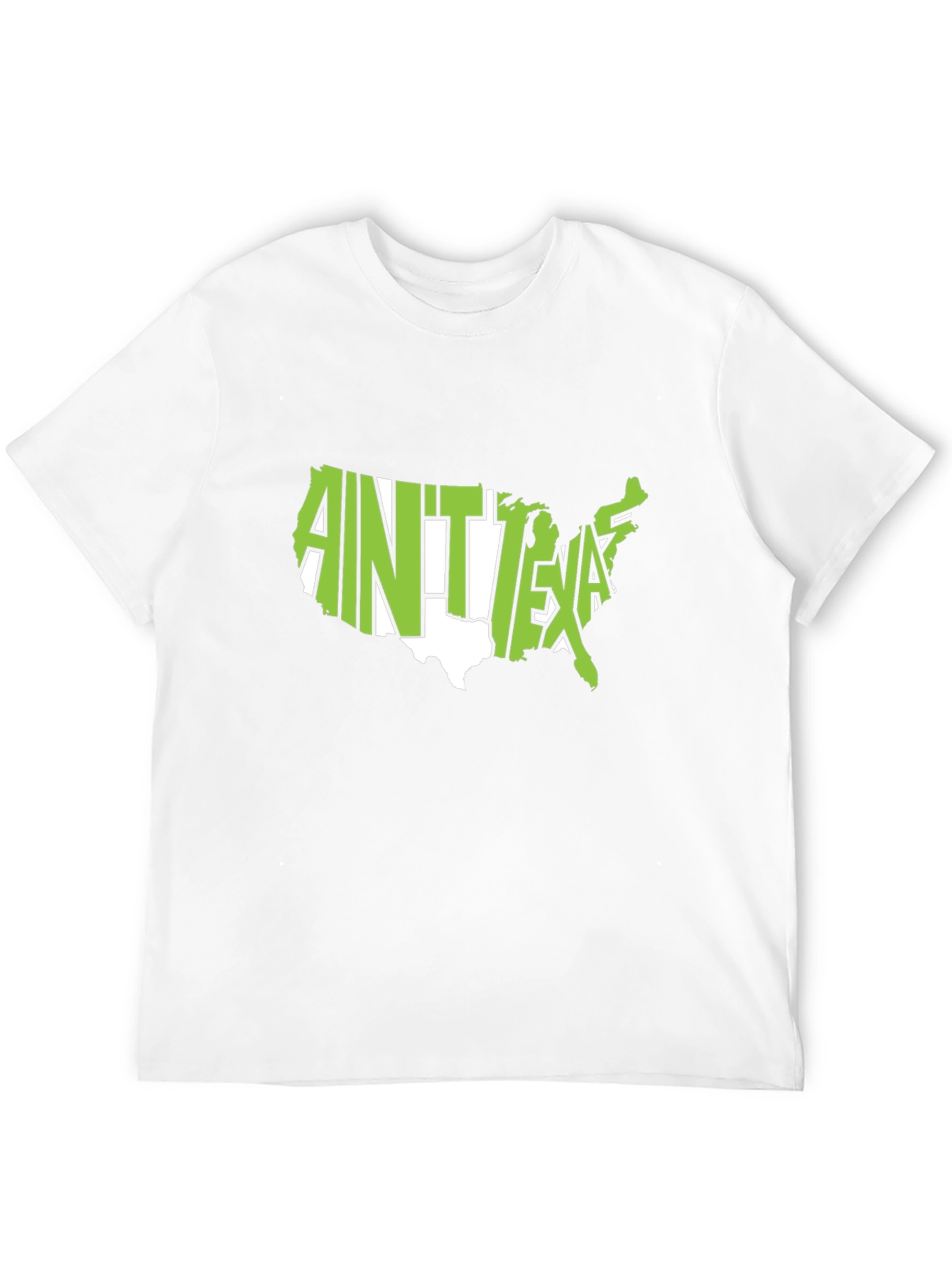 Aint Texas USA Map Graphic T-Shirt