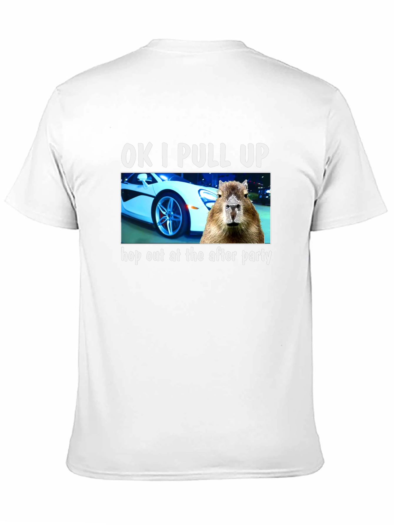 OK I PULL UP Capybara T-Shirt
