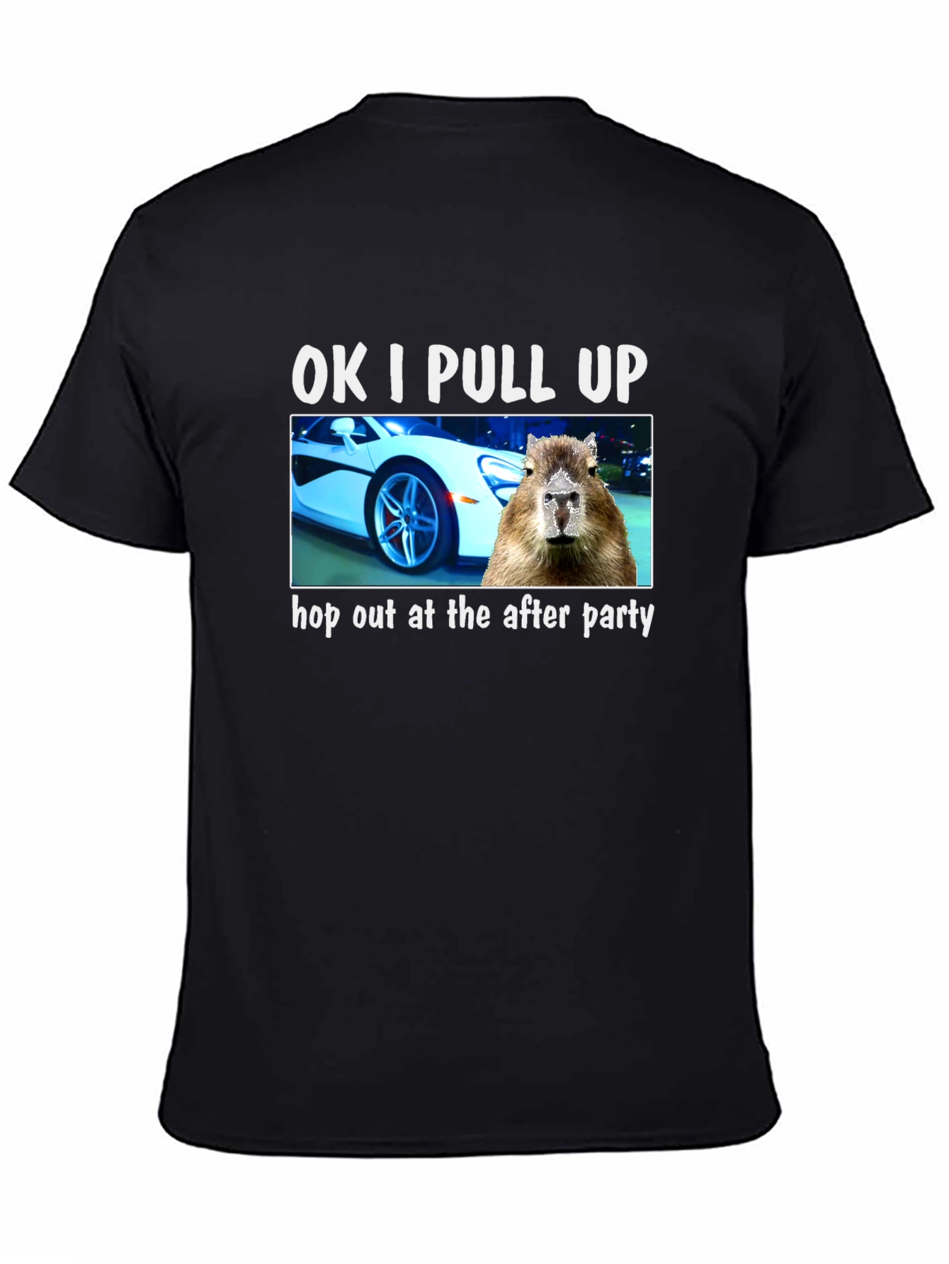 OK I PULL UP Capybara T-Shirt