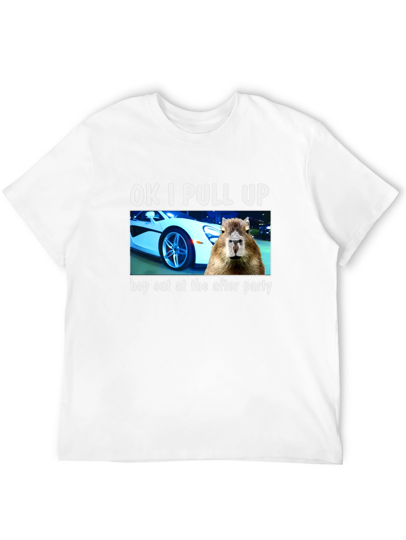 OK I PULL UP Capybara T-Shirt