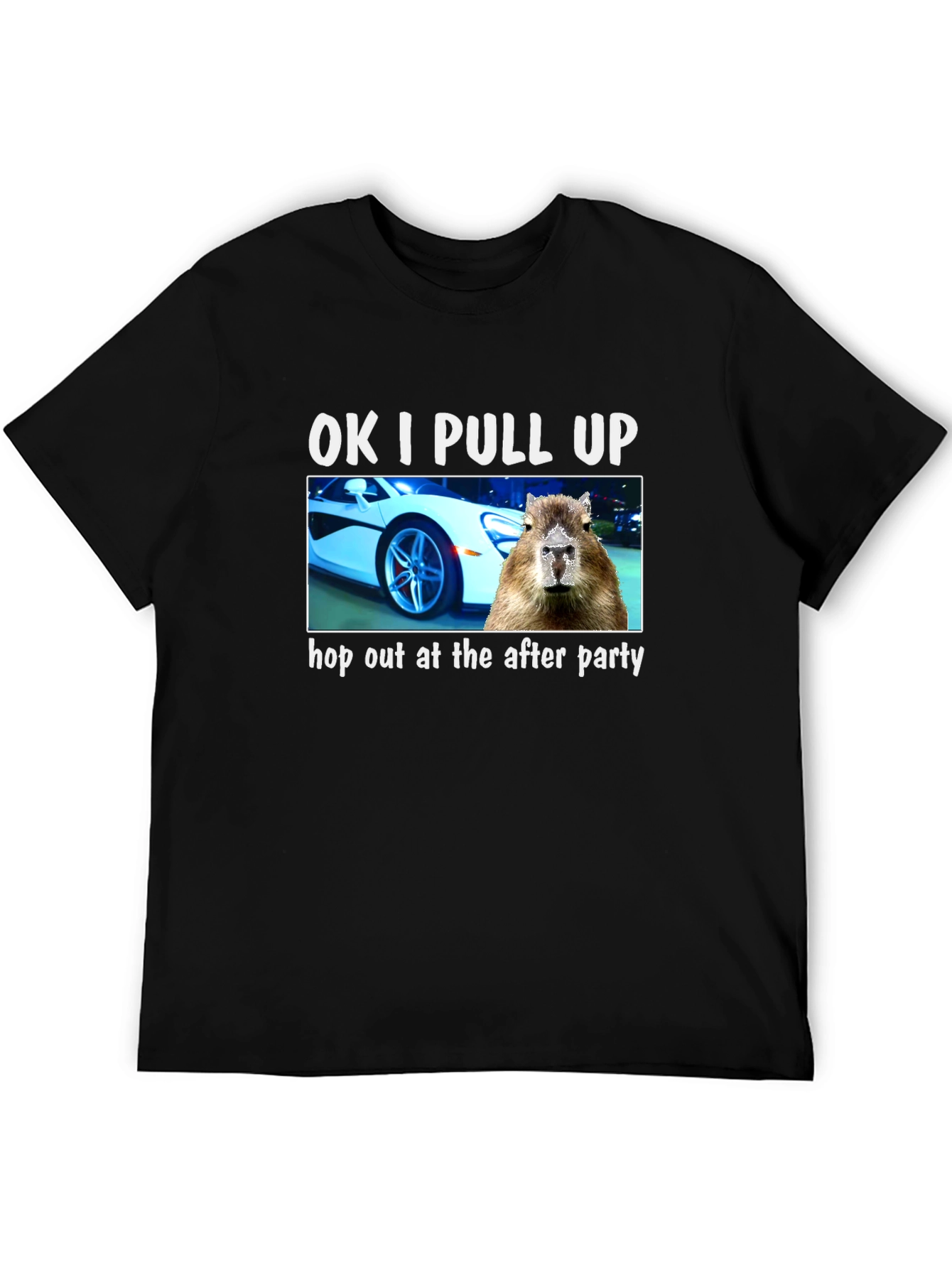 OK I PULL UP Capybara T-Shirt
