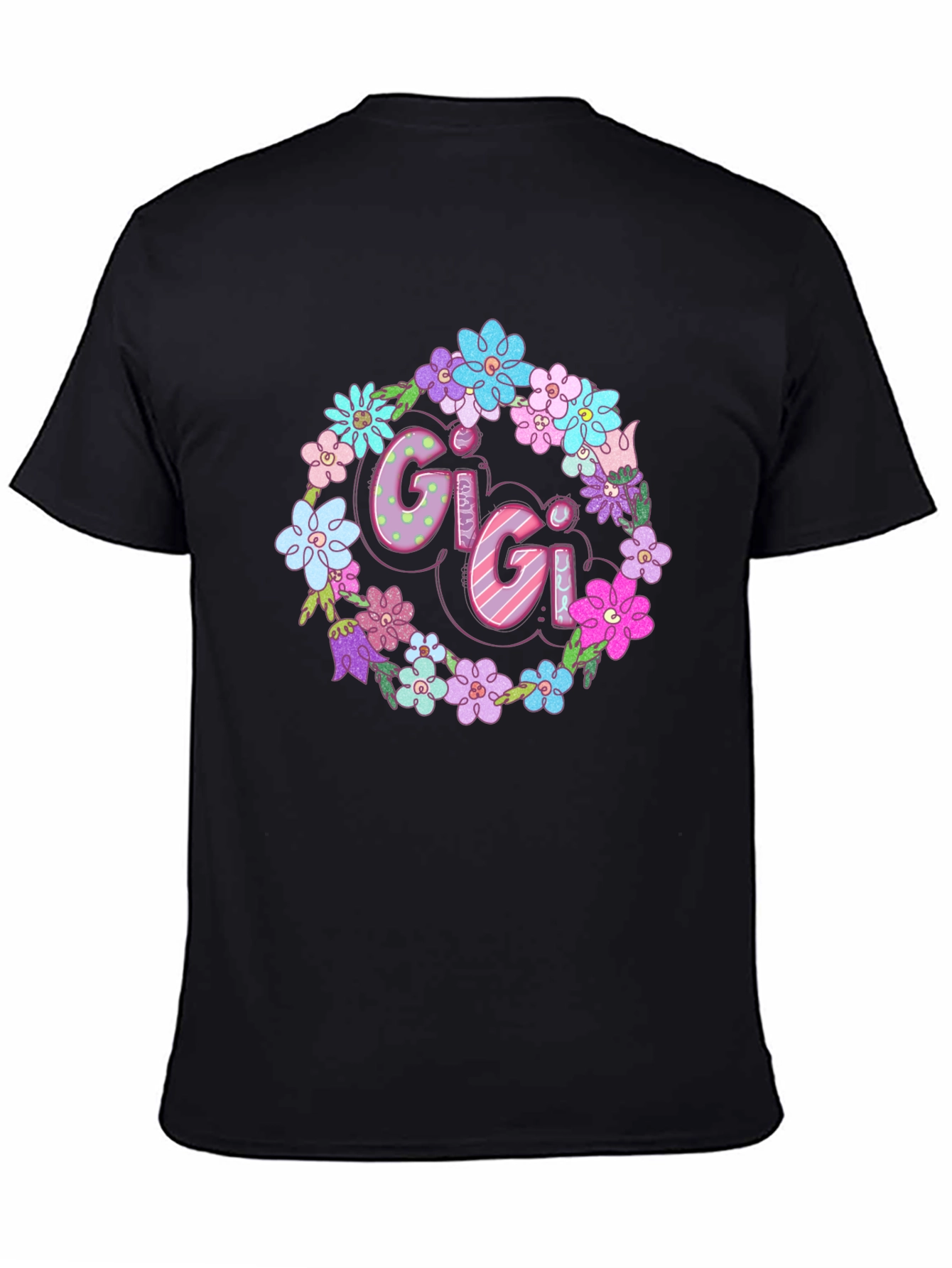 Gigi Floral Wreath Graphic T-Shirt
