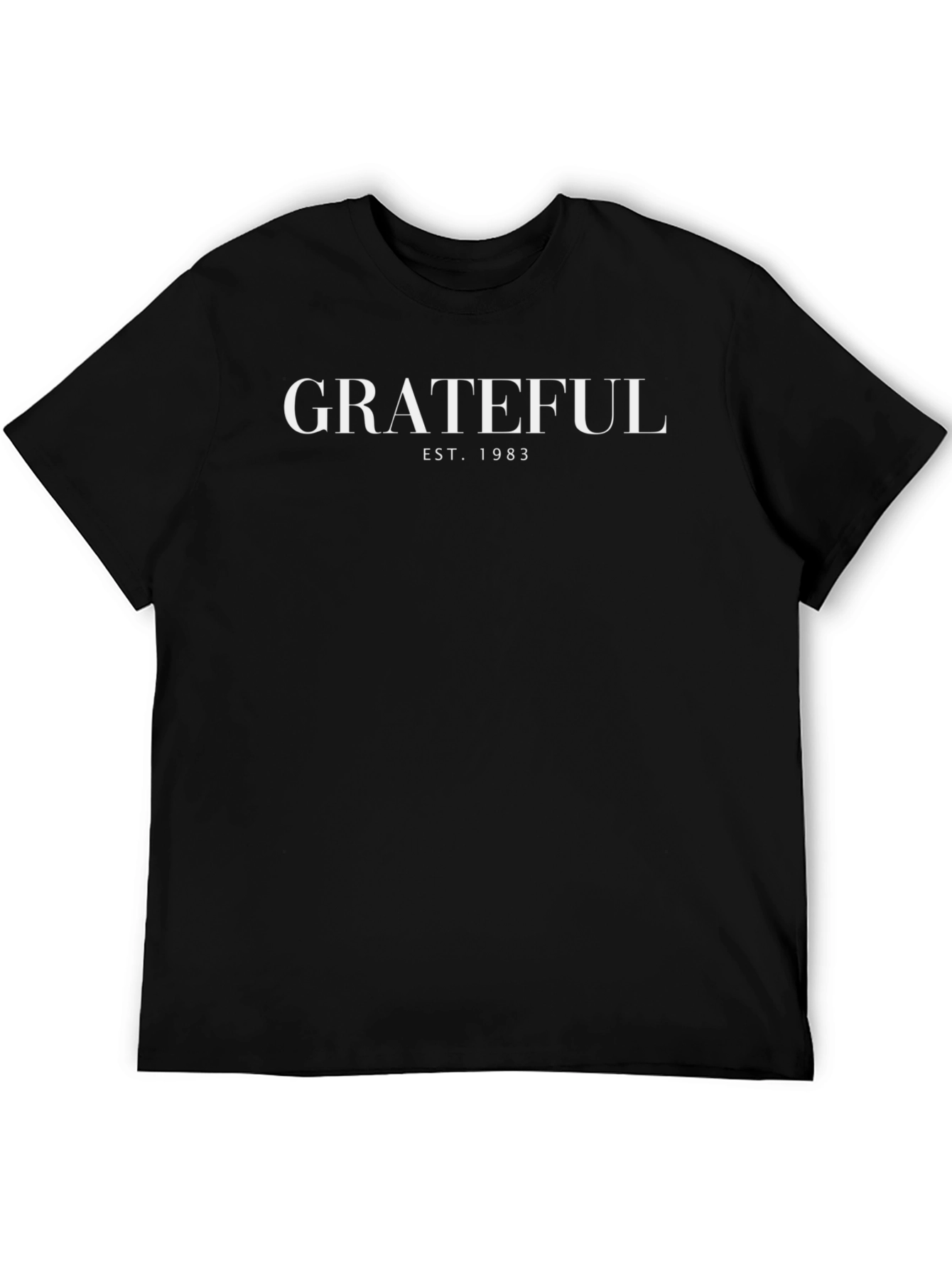 Grateful Est. 1983 Black Graphic T-Shirt