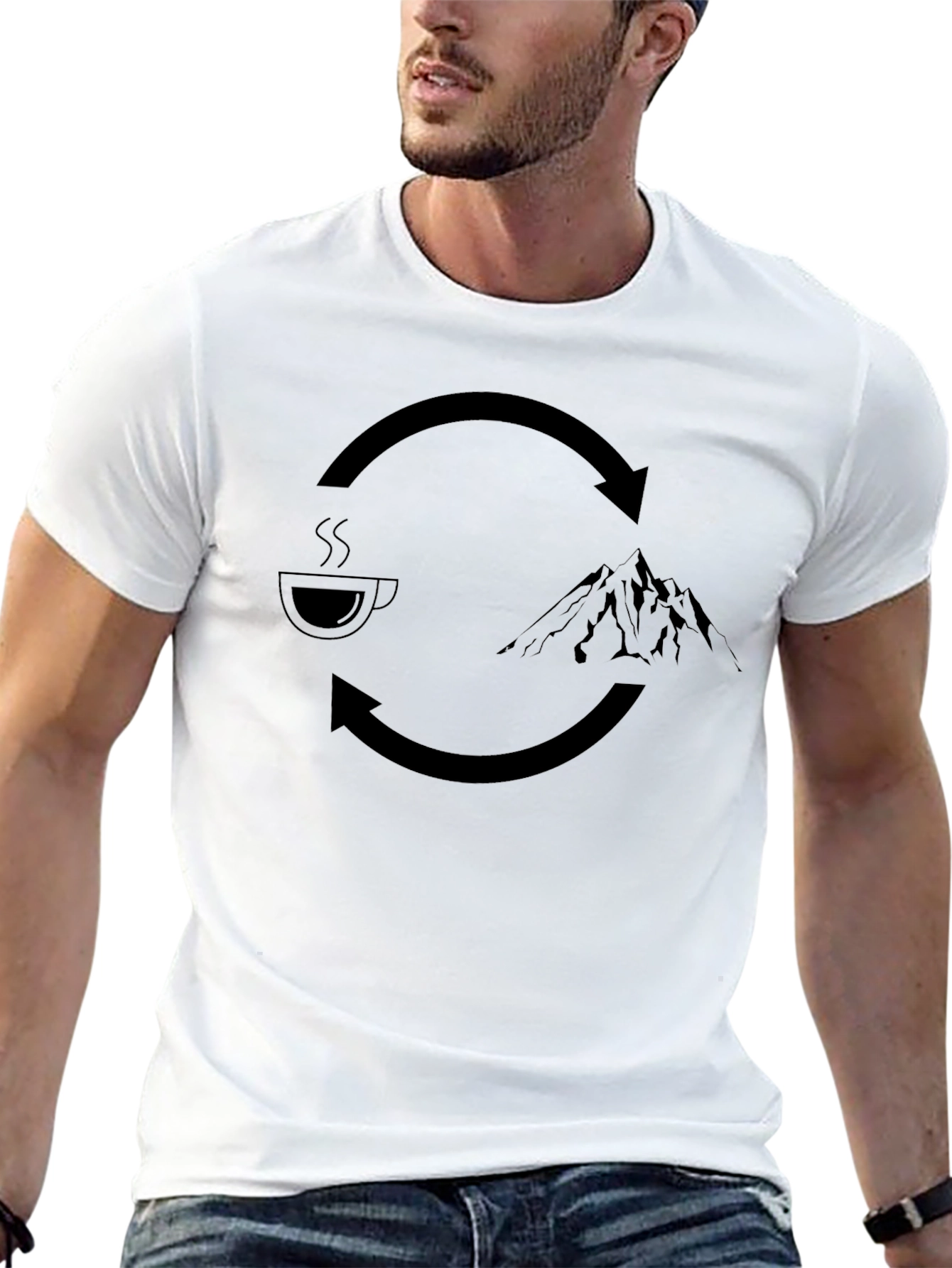 Coffee to Mountain Cycle T-Shirt