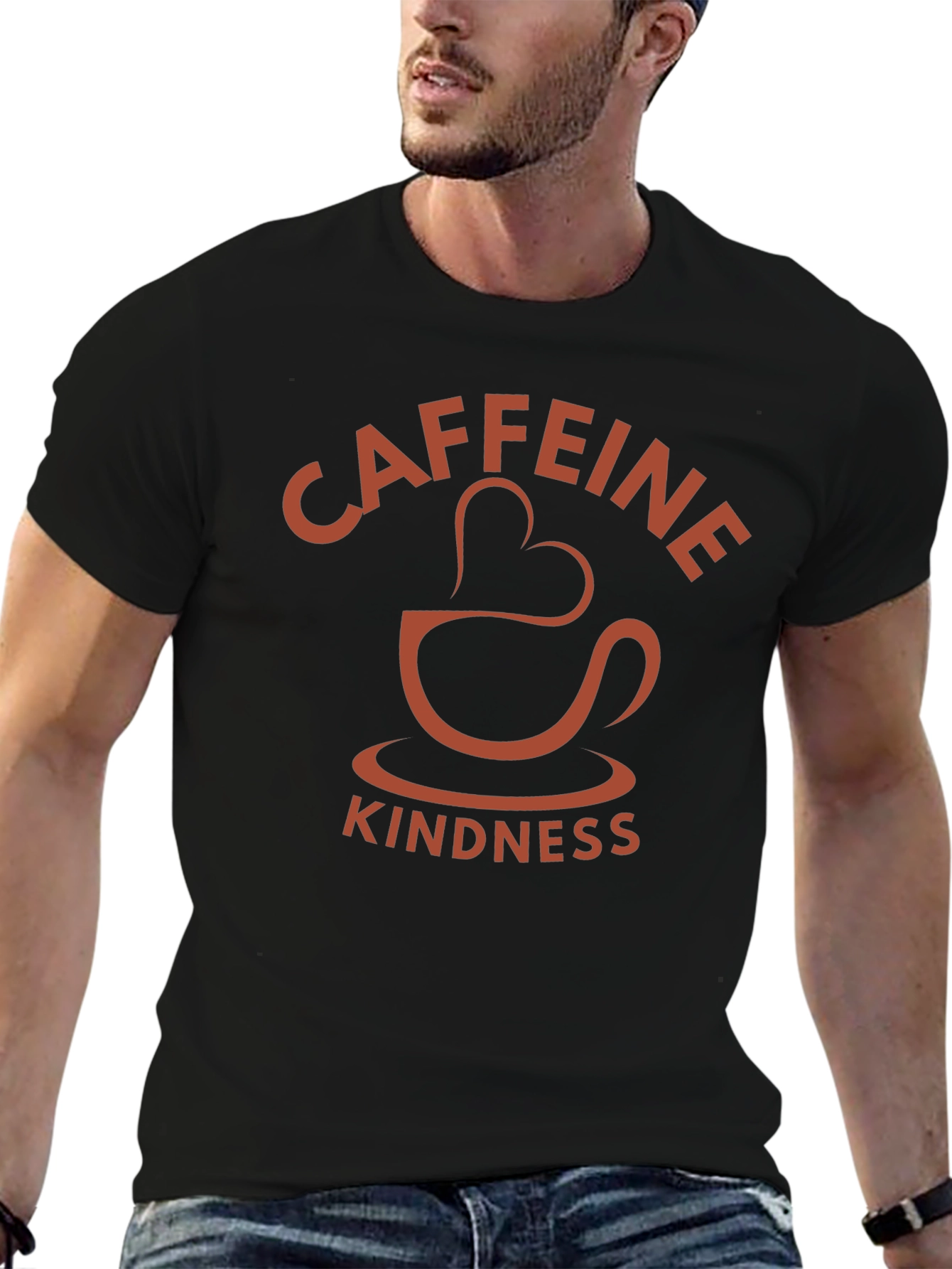 Caffeine Kindness T-Shirt - Coffee Lover Tee