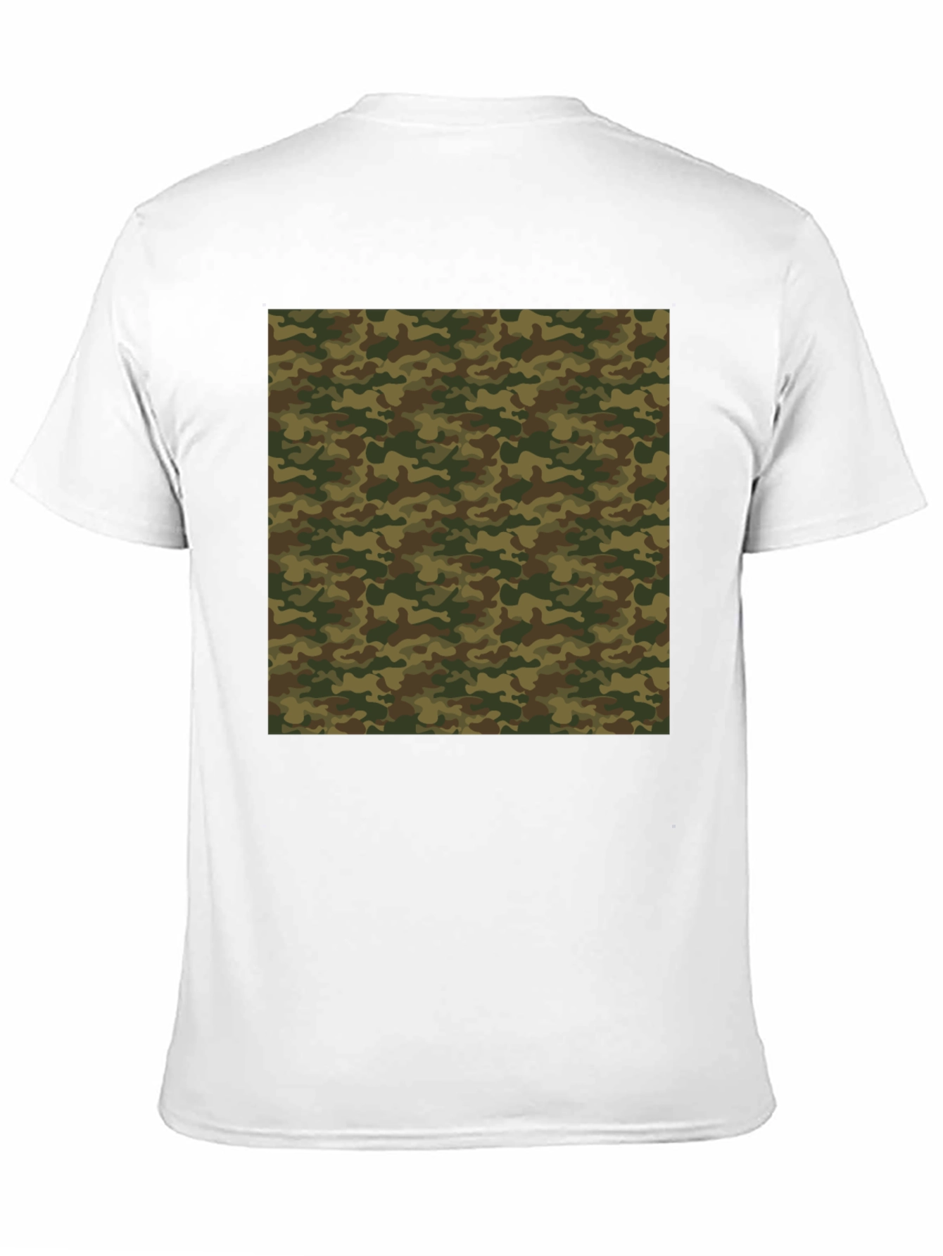 Camo Pattern Black T-Shirt - Stylish Casual Wear