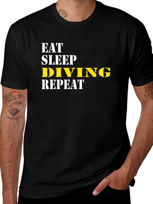 Eat Sleep Diving Repeat T-Shirt