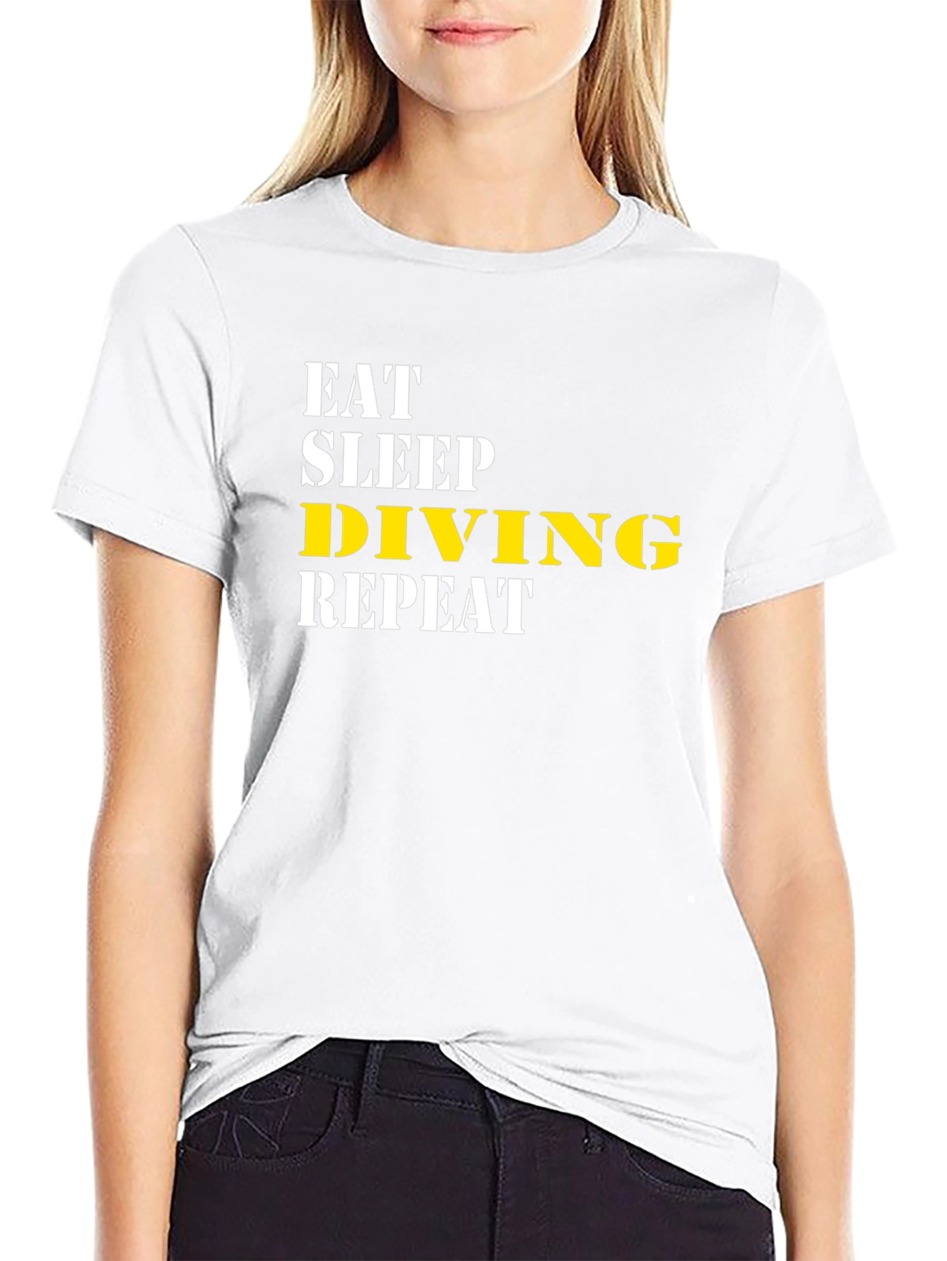Eat Sleep Diving Repeat T-Shirt