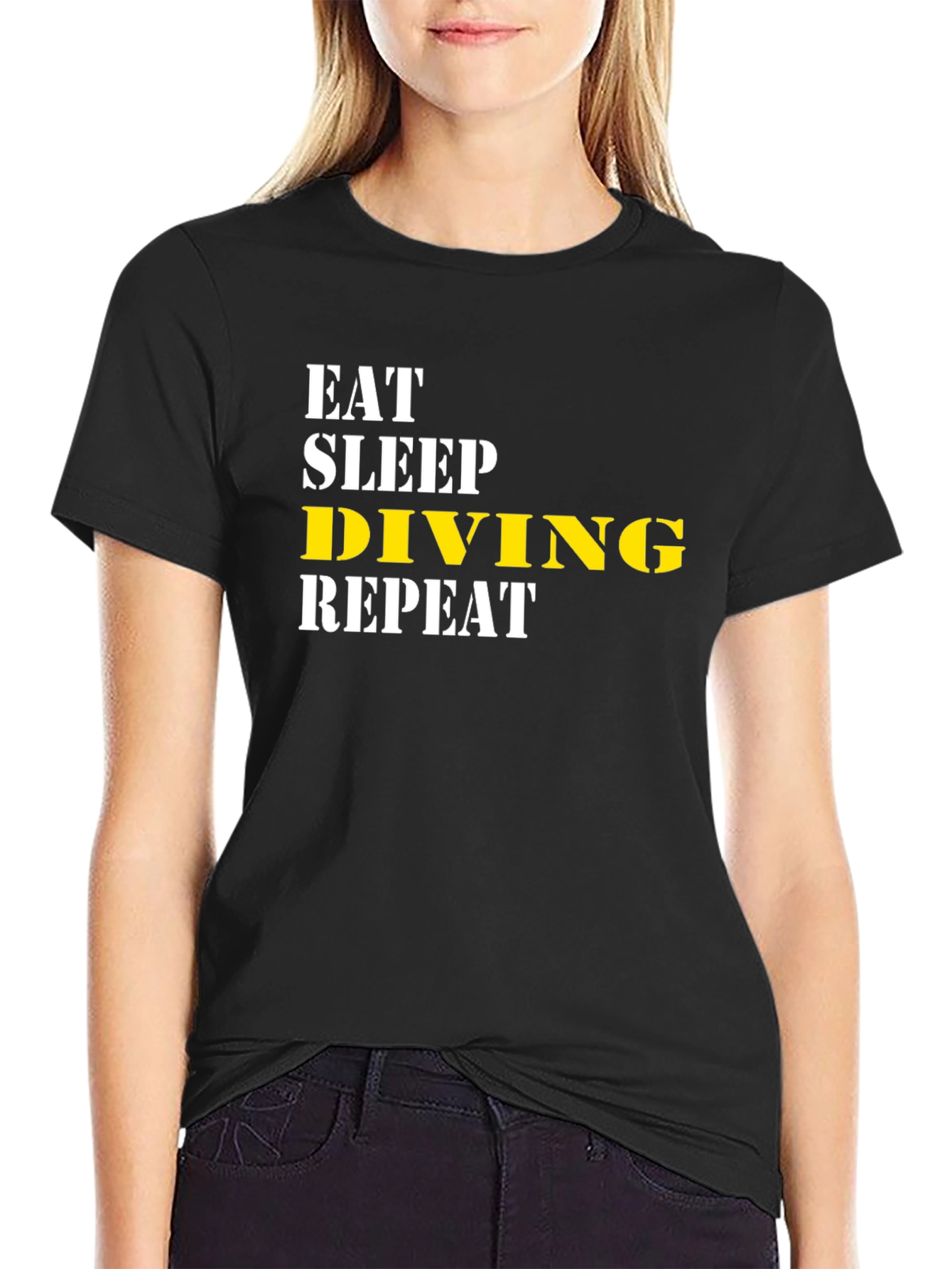Eat Sleep Diving Repeat T-Shirt