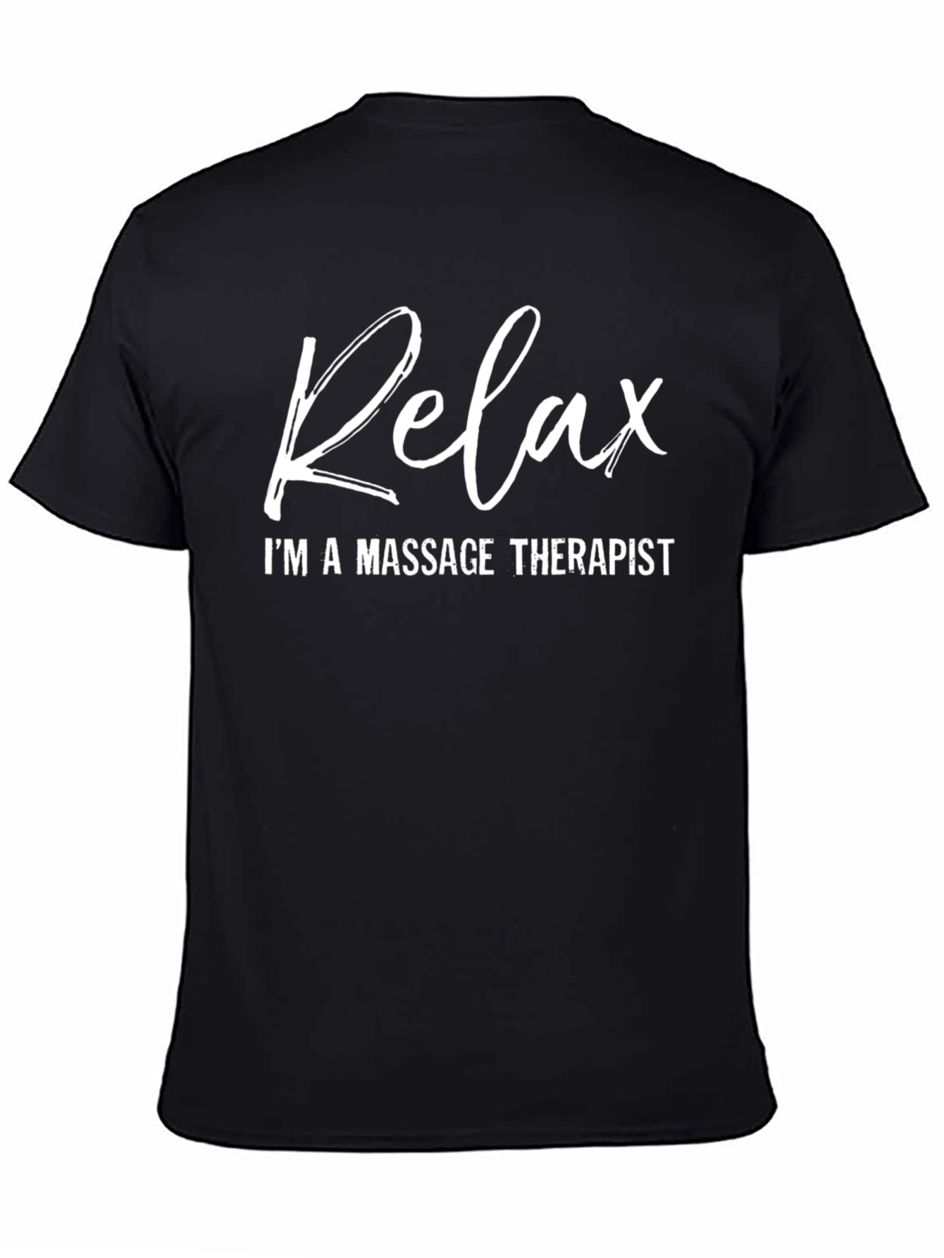 Relax Massage Therapist T-Shirt - Black