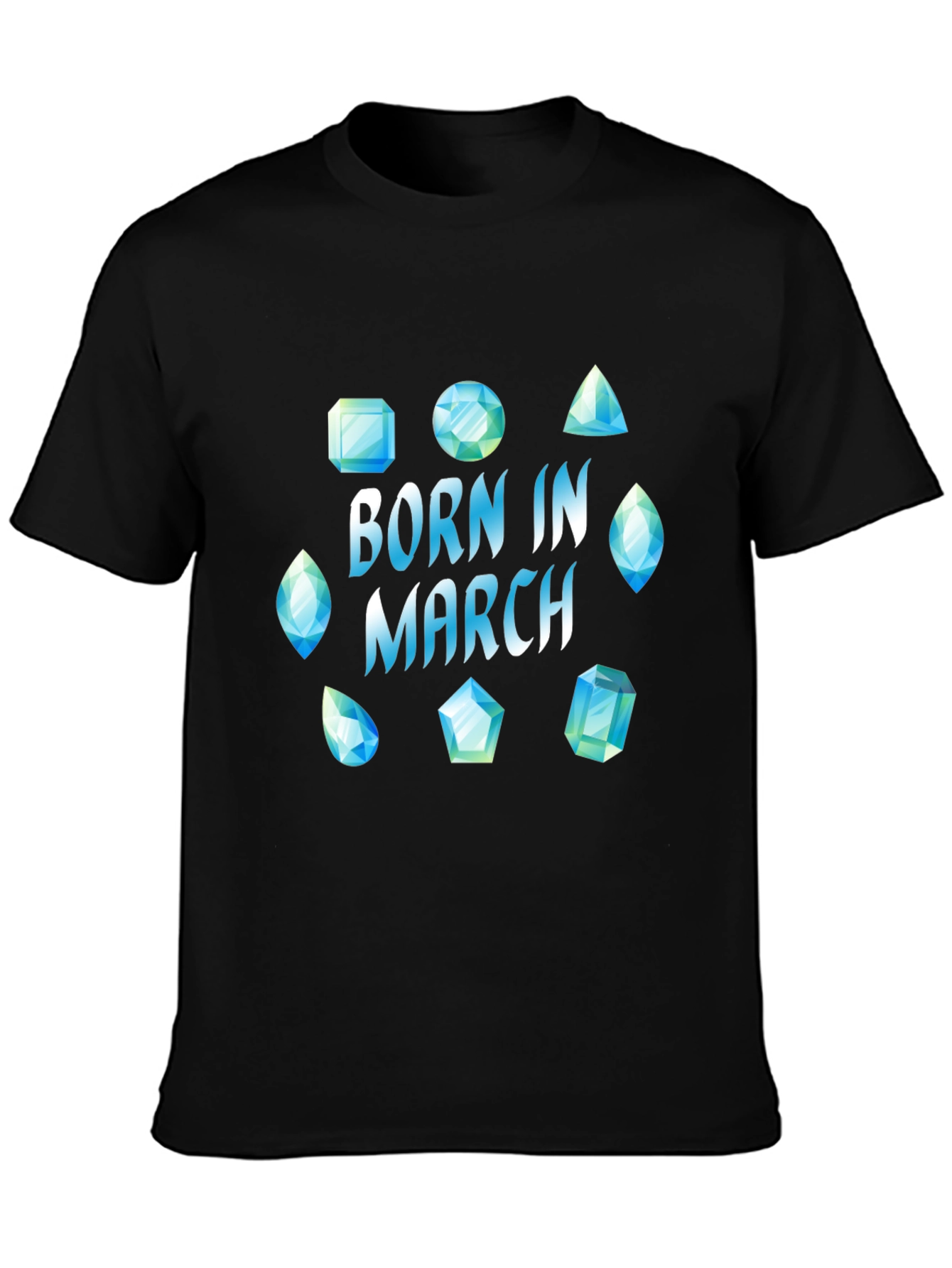 Born in March Gemstone T-Shirt