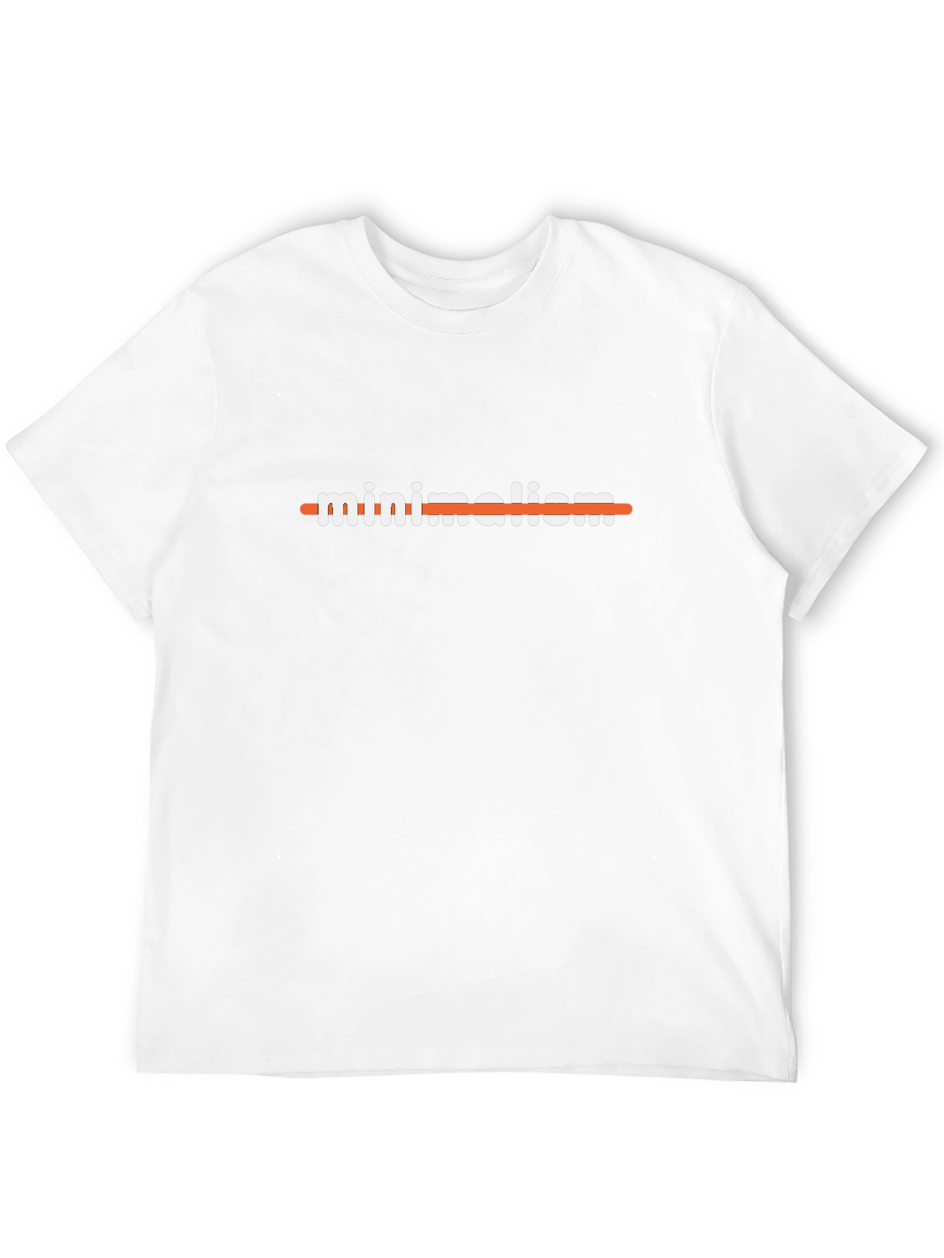 Minimalism Graphic Tee - Stylish Black Cotton T-Shirt