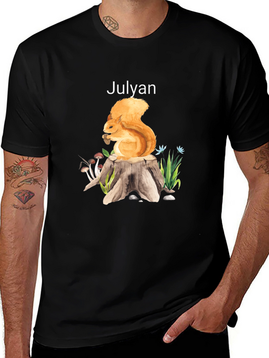 Squirrel Stump Graphic Tee - Julyan
