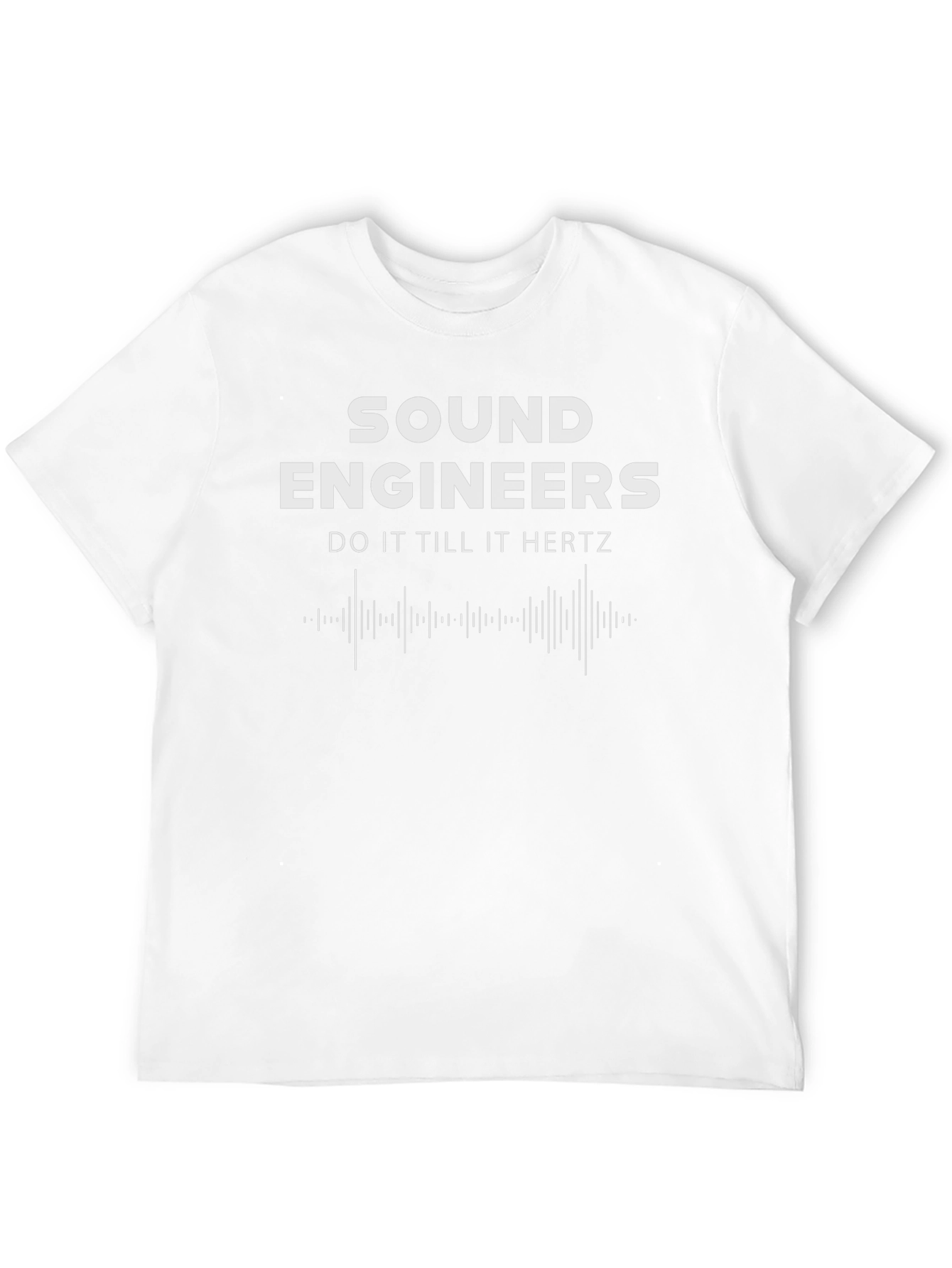 Sound Engineers Do It Till It Hertz Black T-Shirt