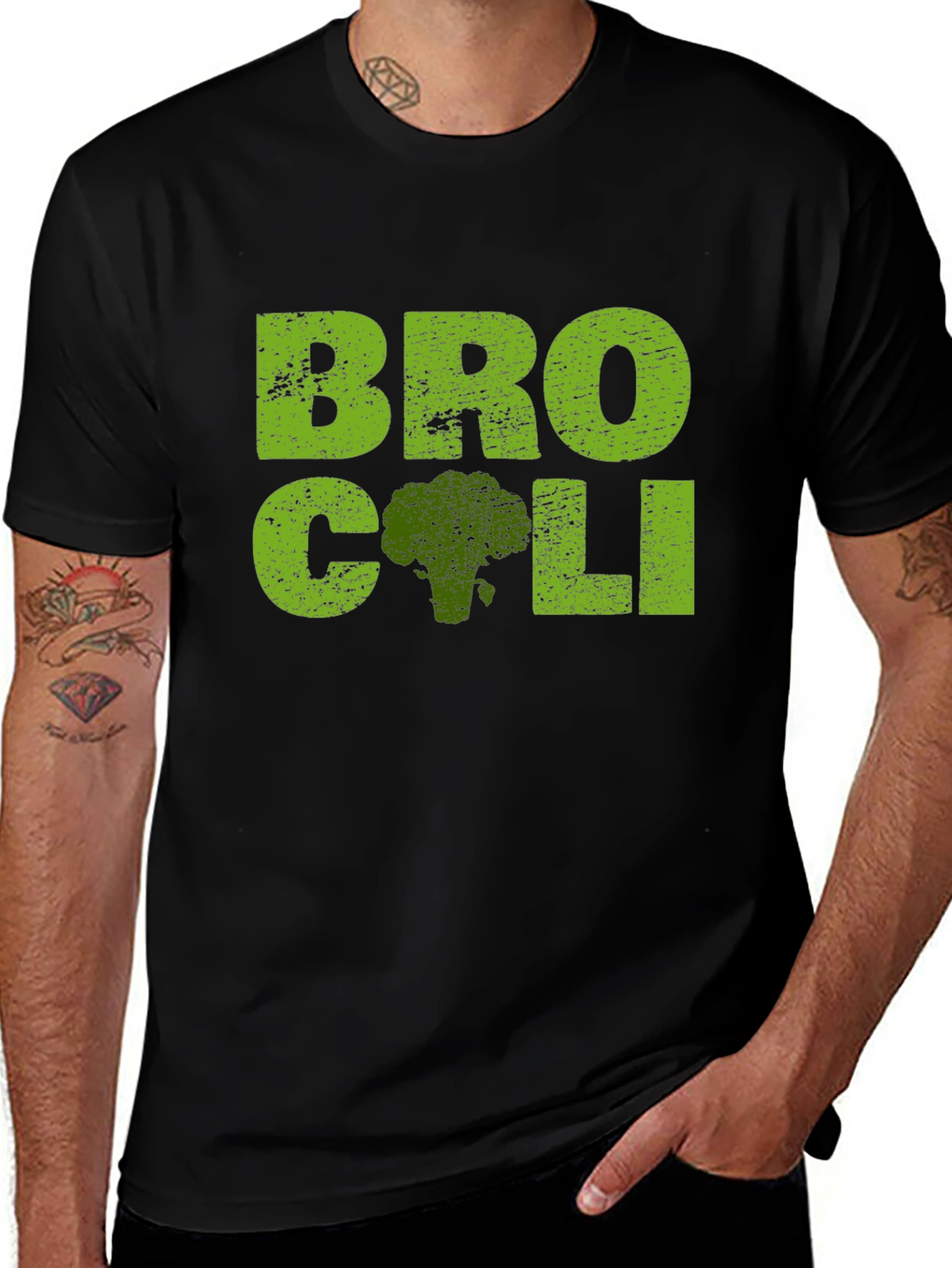 Broccoli Graphic Tee - Funny Vegan Shirt