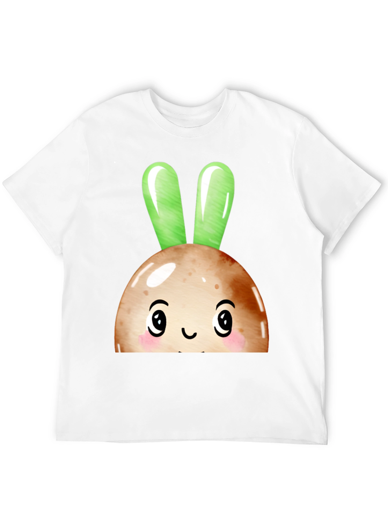 Cute Bunny Head Graphic Tee