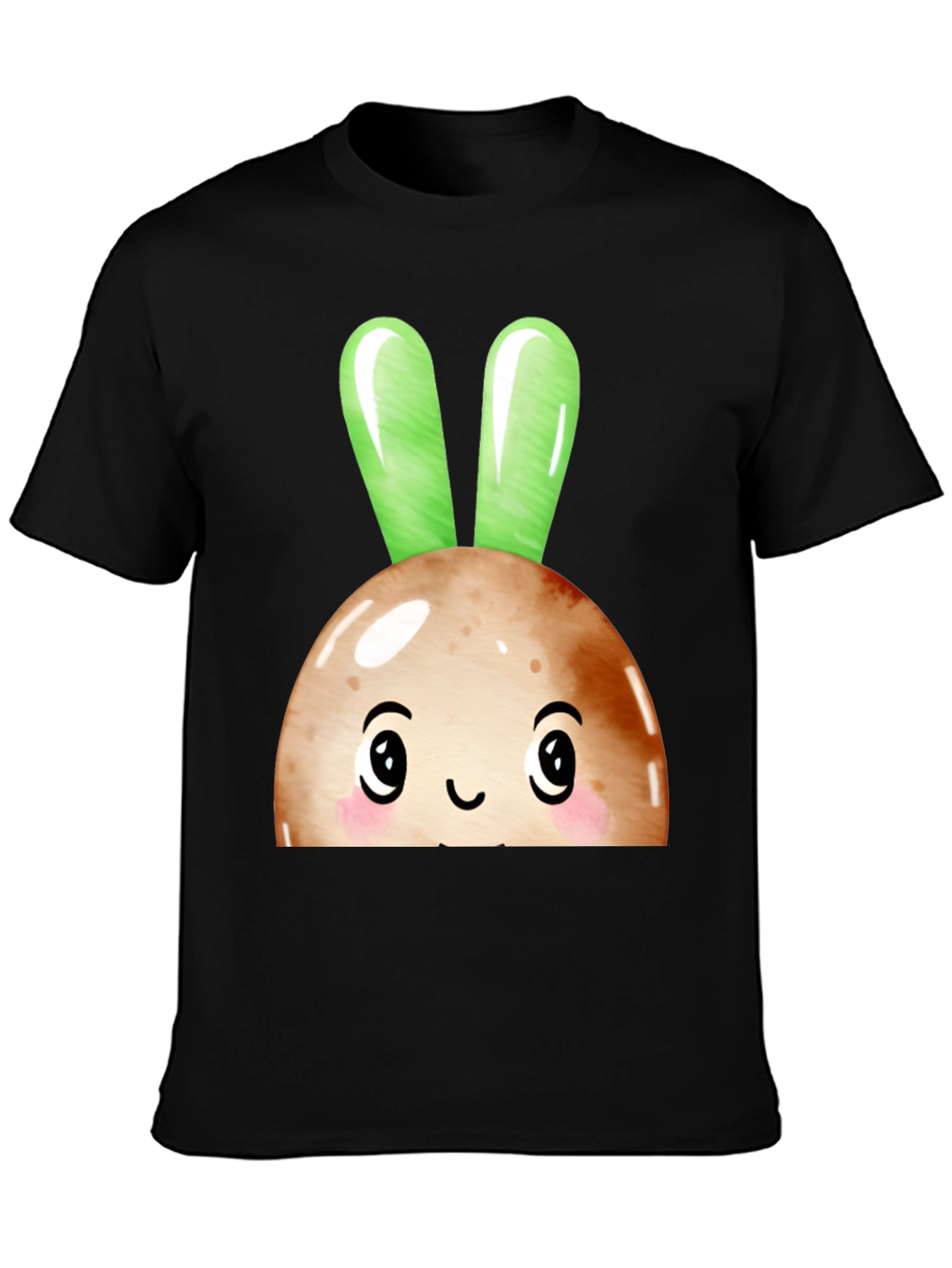 Cute Bunny Head Graphic Tee