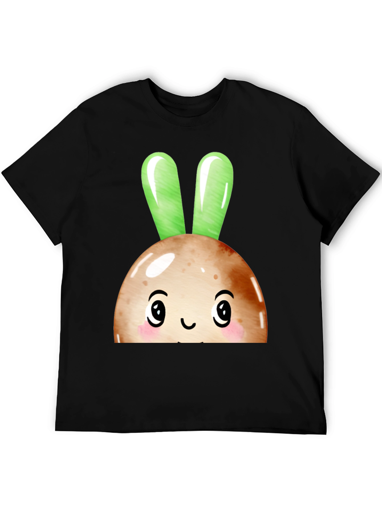 Cute Bunny Head Graphic Tee