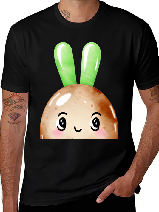 Cute Bunny Head Graphic Tee