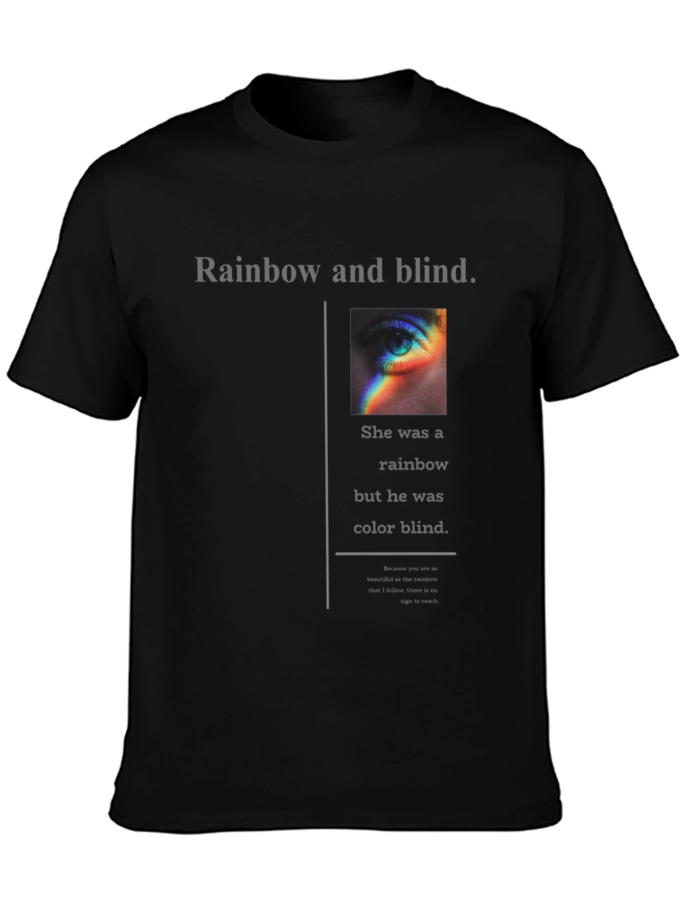 Rainbow and Blind Graphic Tee