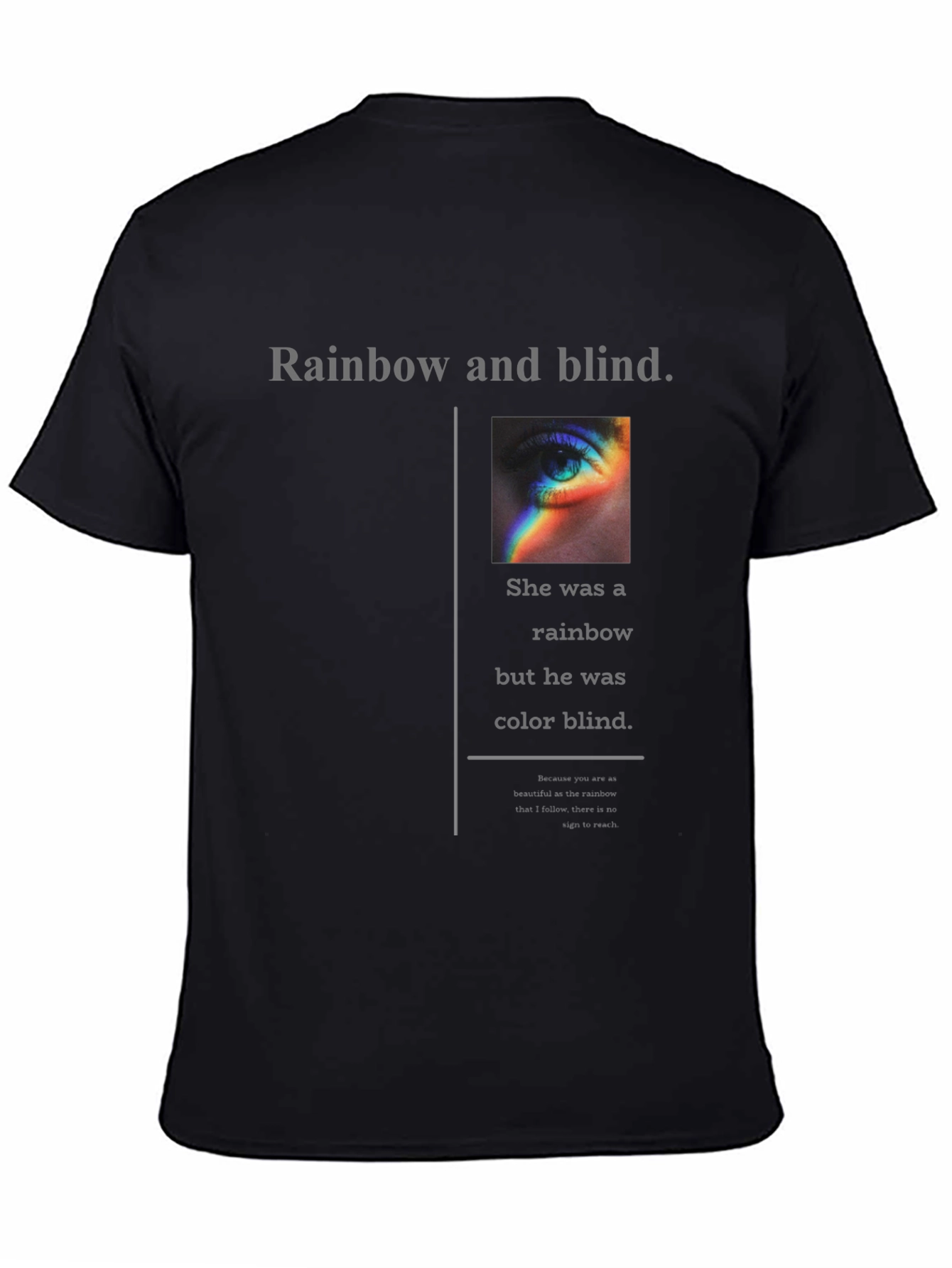 Rainbow and Blind Graphic Tee