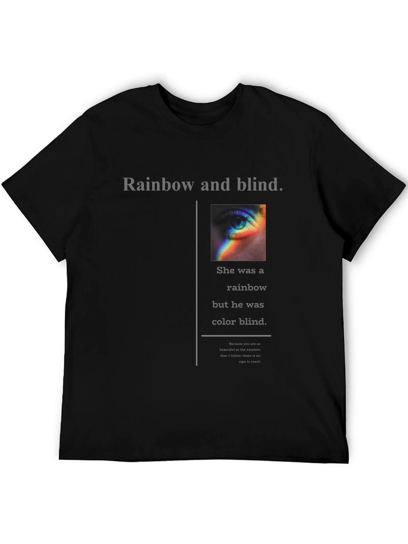 Rainbow and Blind Graphic Tee