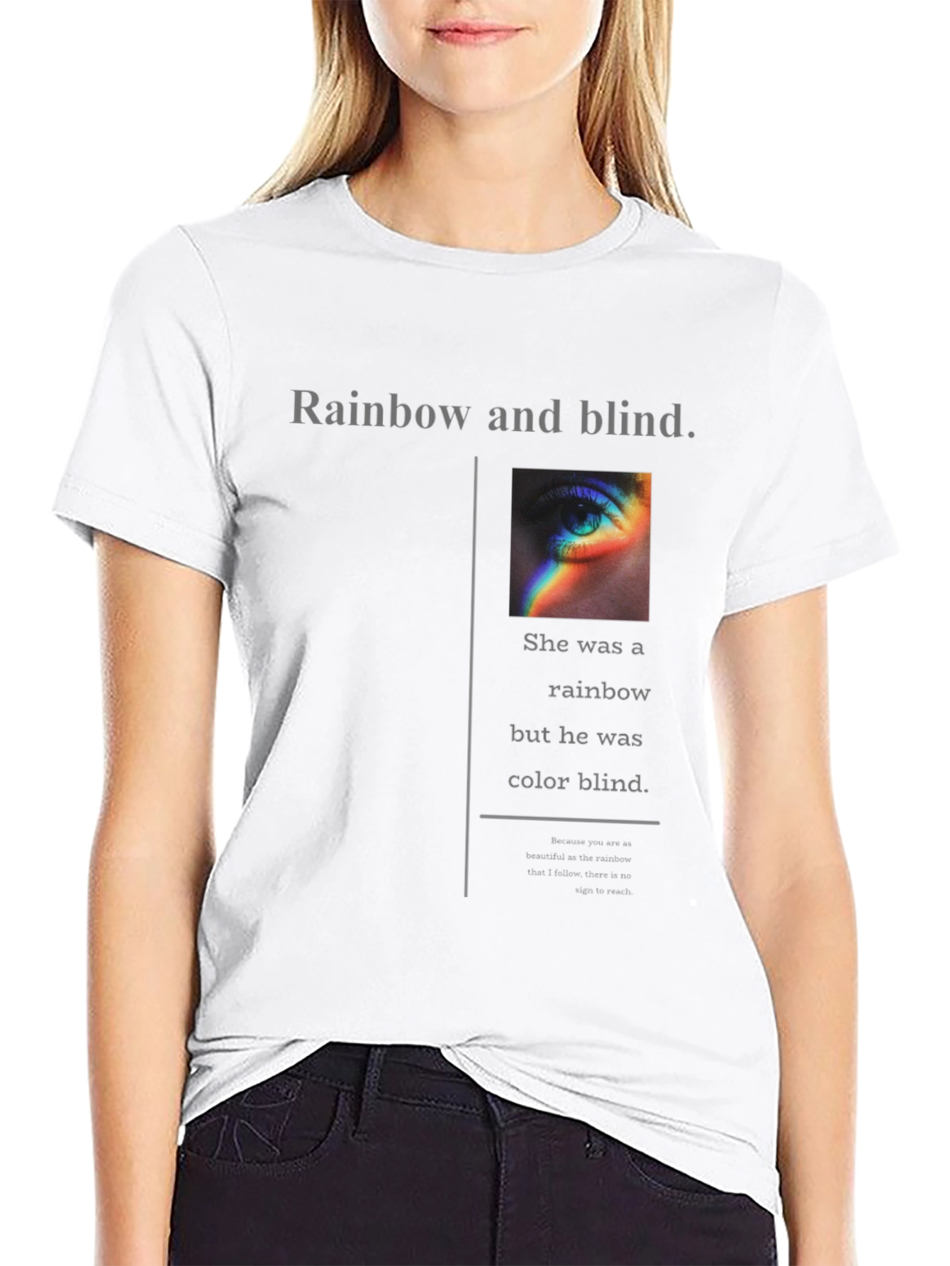 Rainbow and Blind Graphic Tee