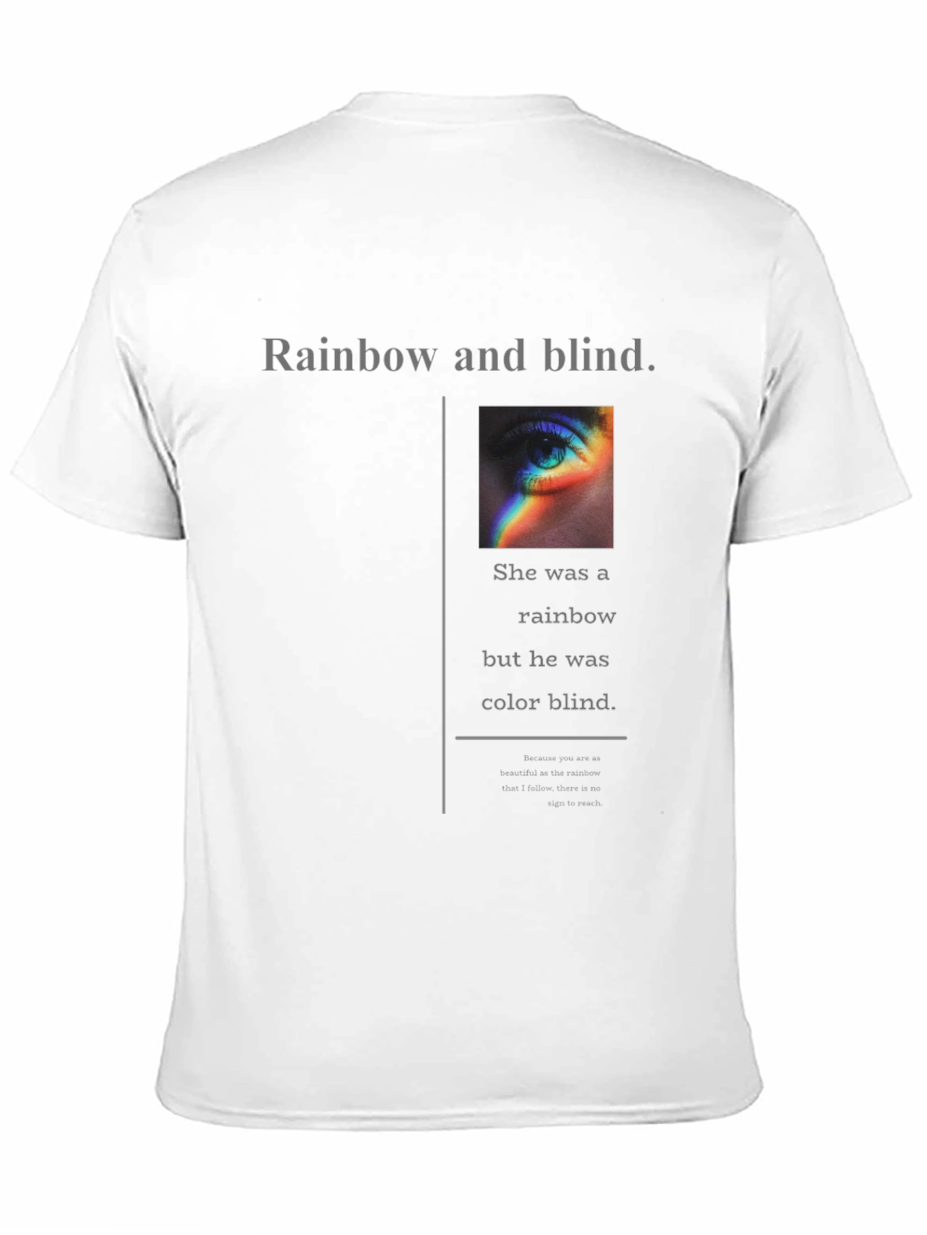 Rainbow and Blind Graphic Tee