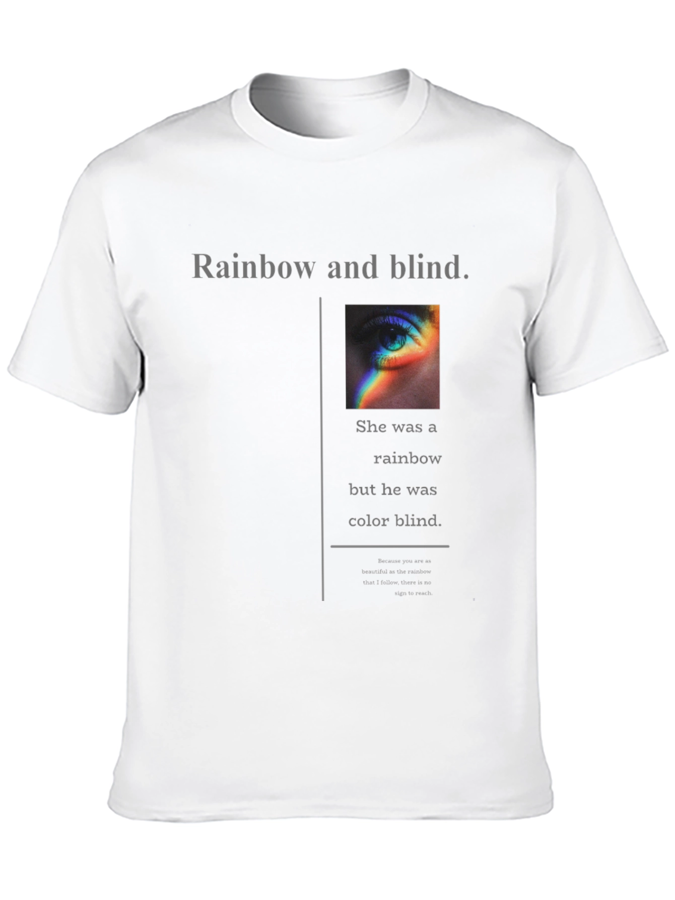 Rainbow and Blind Graphic Tee
