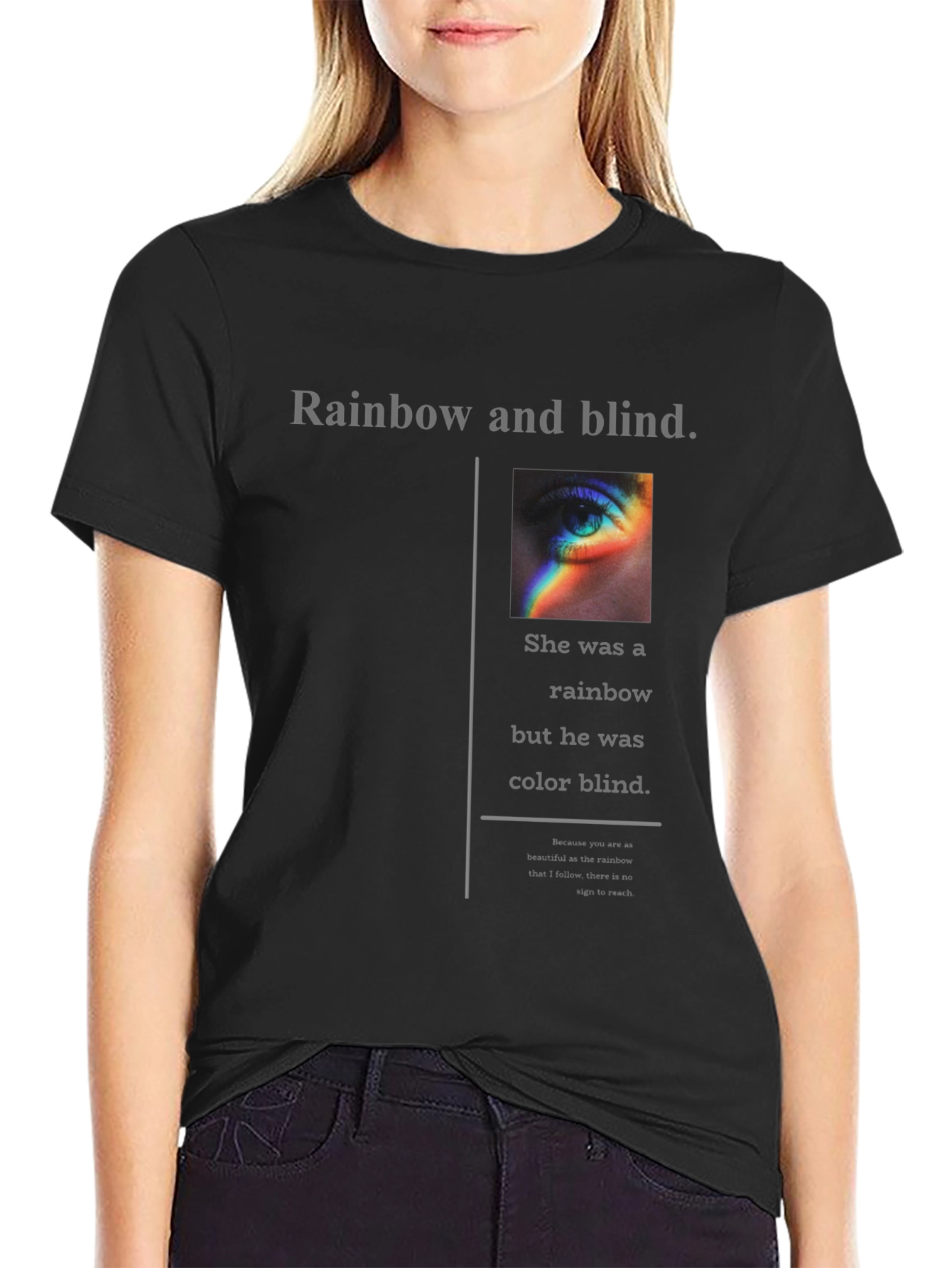 Rainbow and Blind Graphic Tee