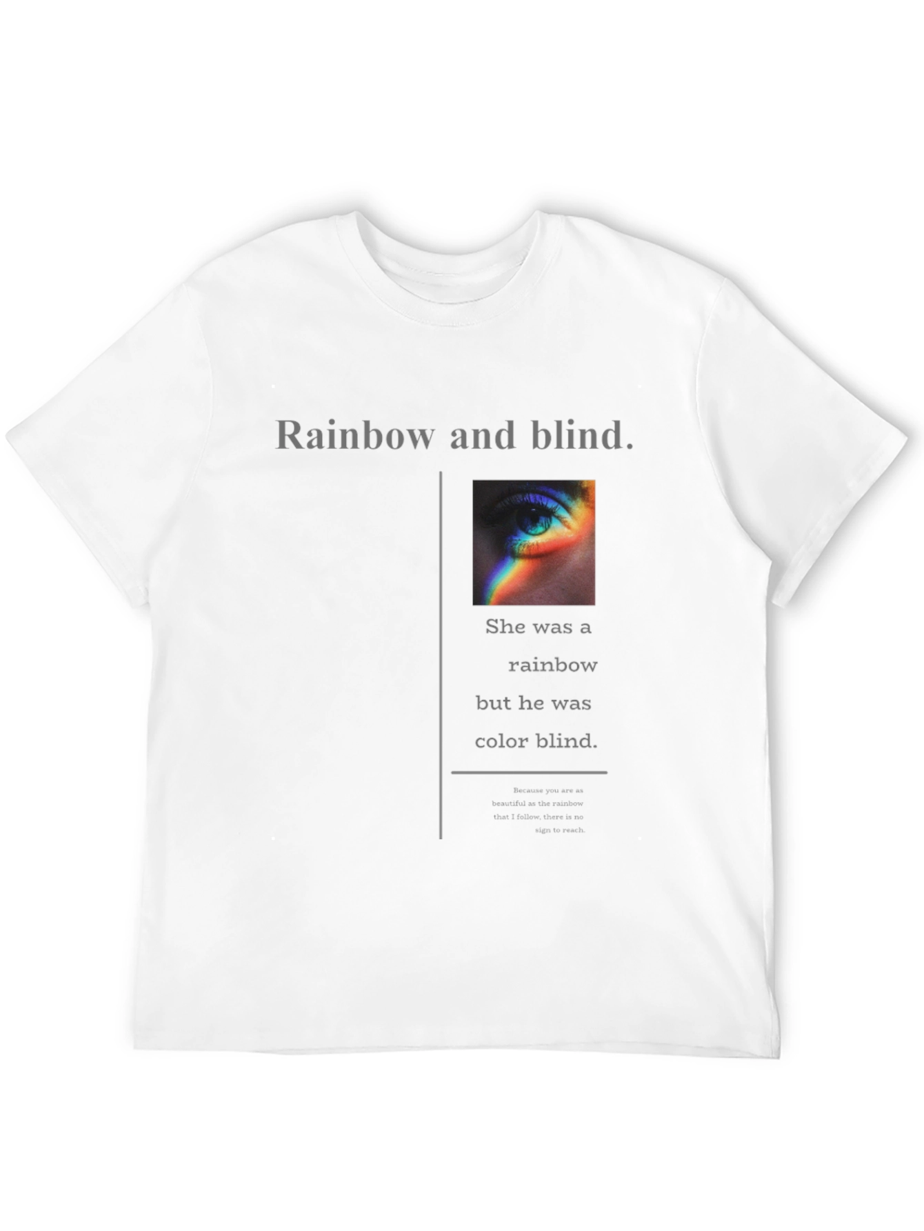 Rainbow and Blind Graphic Tee