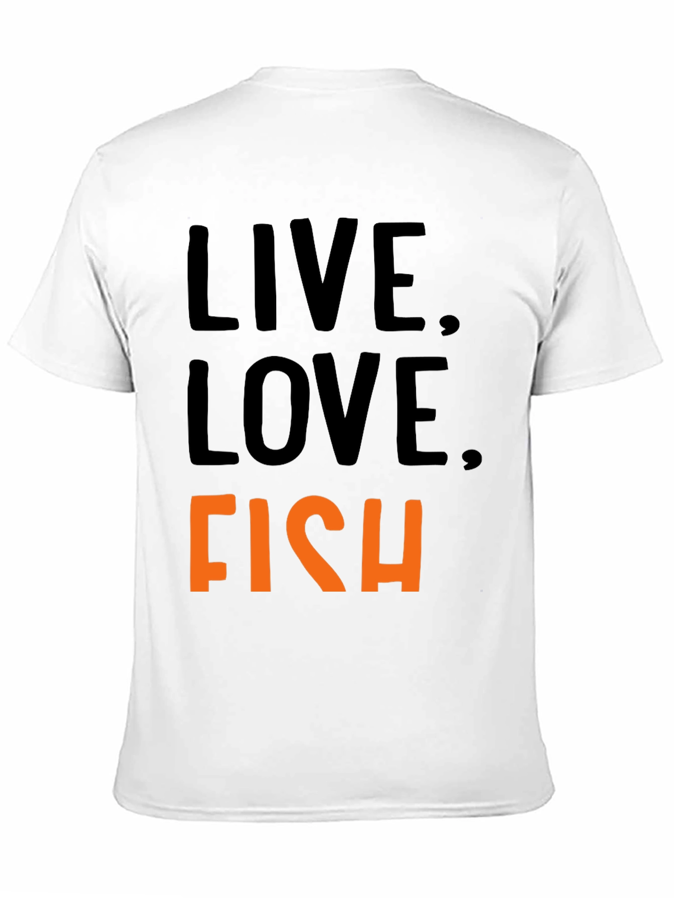 Live Love Fish T-Shirt - Soft Cotton Tee