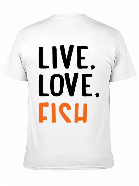 Live Love Fish T-Shirt - Soft Cotton Tee