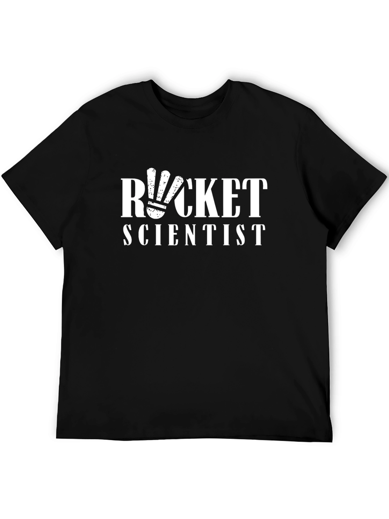 Rocket Scientist Graphic T-Shirt - Black Cotton Tee