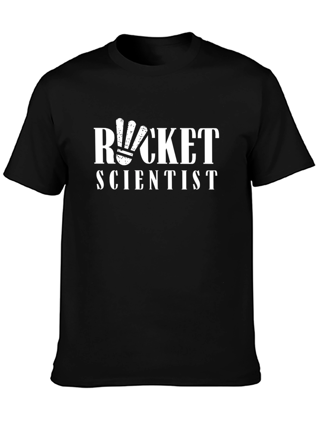 Rocket Scientist Graphic T-Shirt - Black Cotton Tee