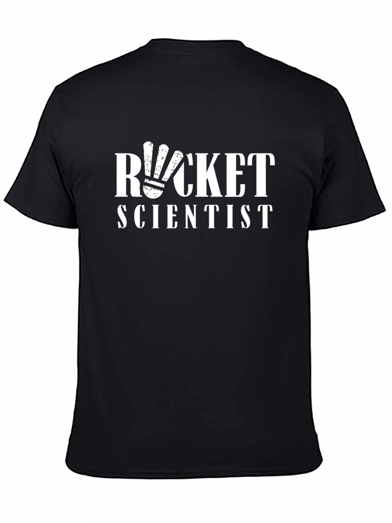 Rocket Scientist Graphic T-Shirt - Black Cotton Tee