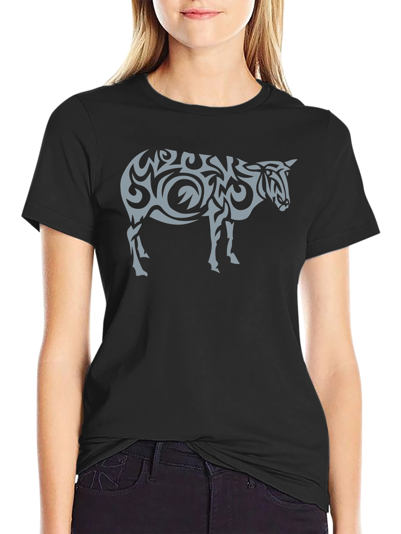 Tribal Donkey Graphic Tee