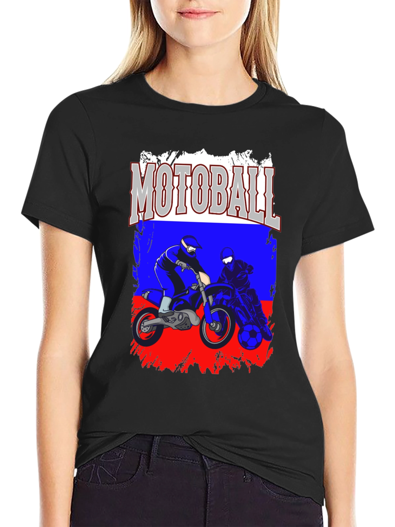 Motoball T-Shirt - Motorbike Soccer Tee