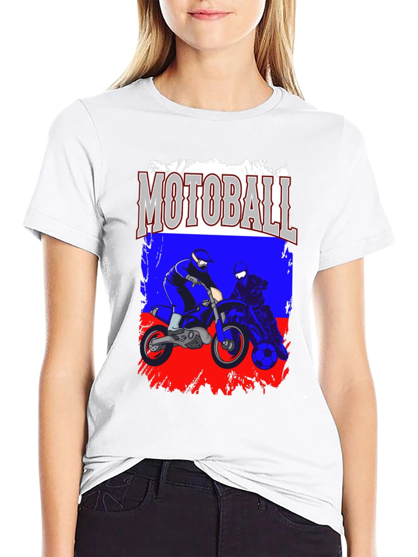 Motoball T-Shirt - Motorbike Soccer Tee