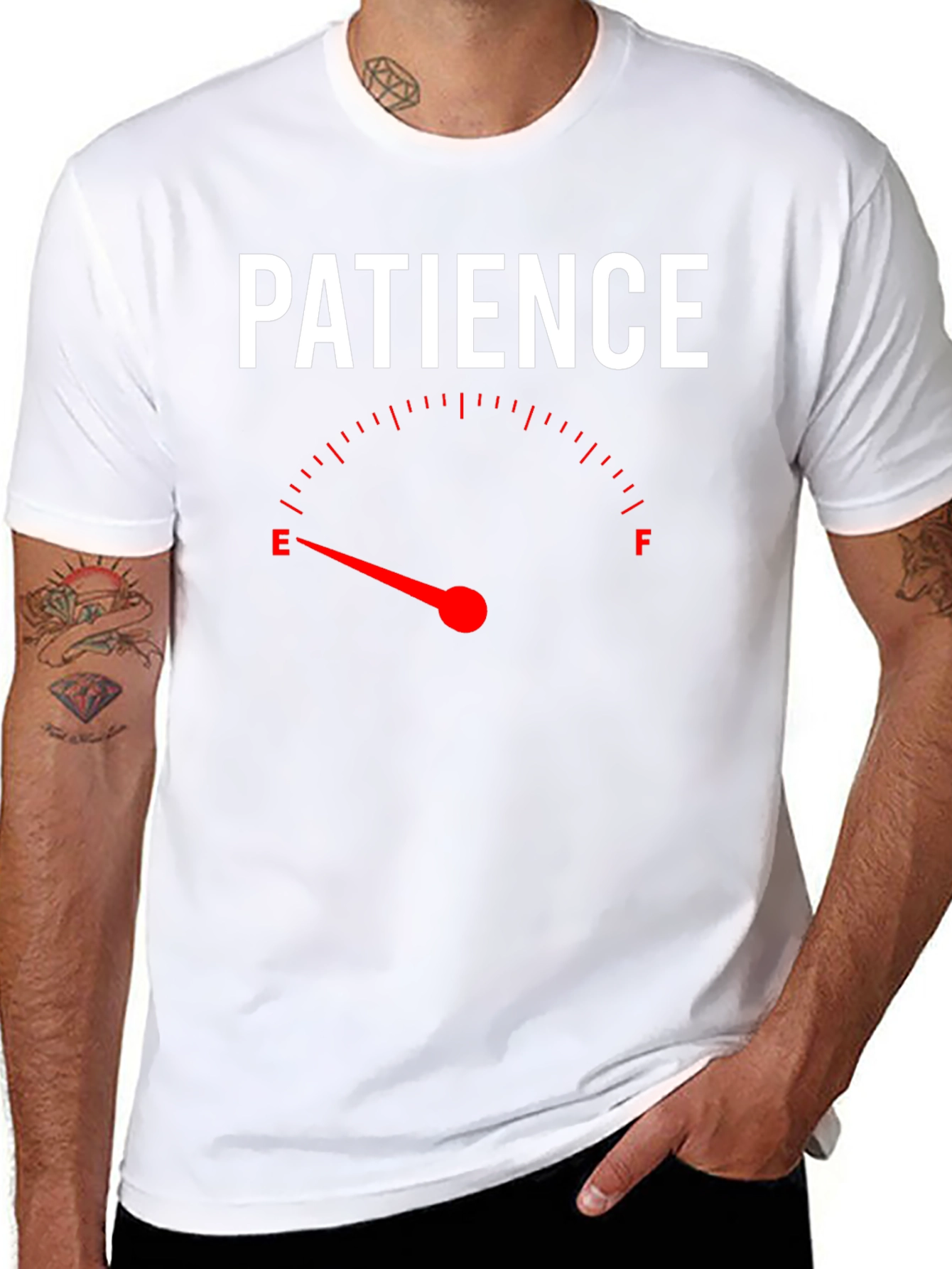 Patience Gauge Graphic T-Shirt