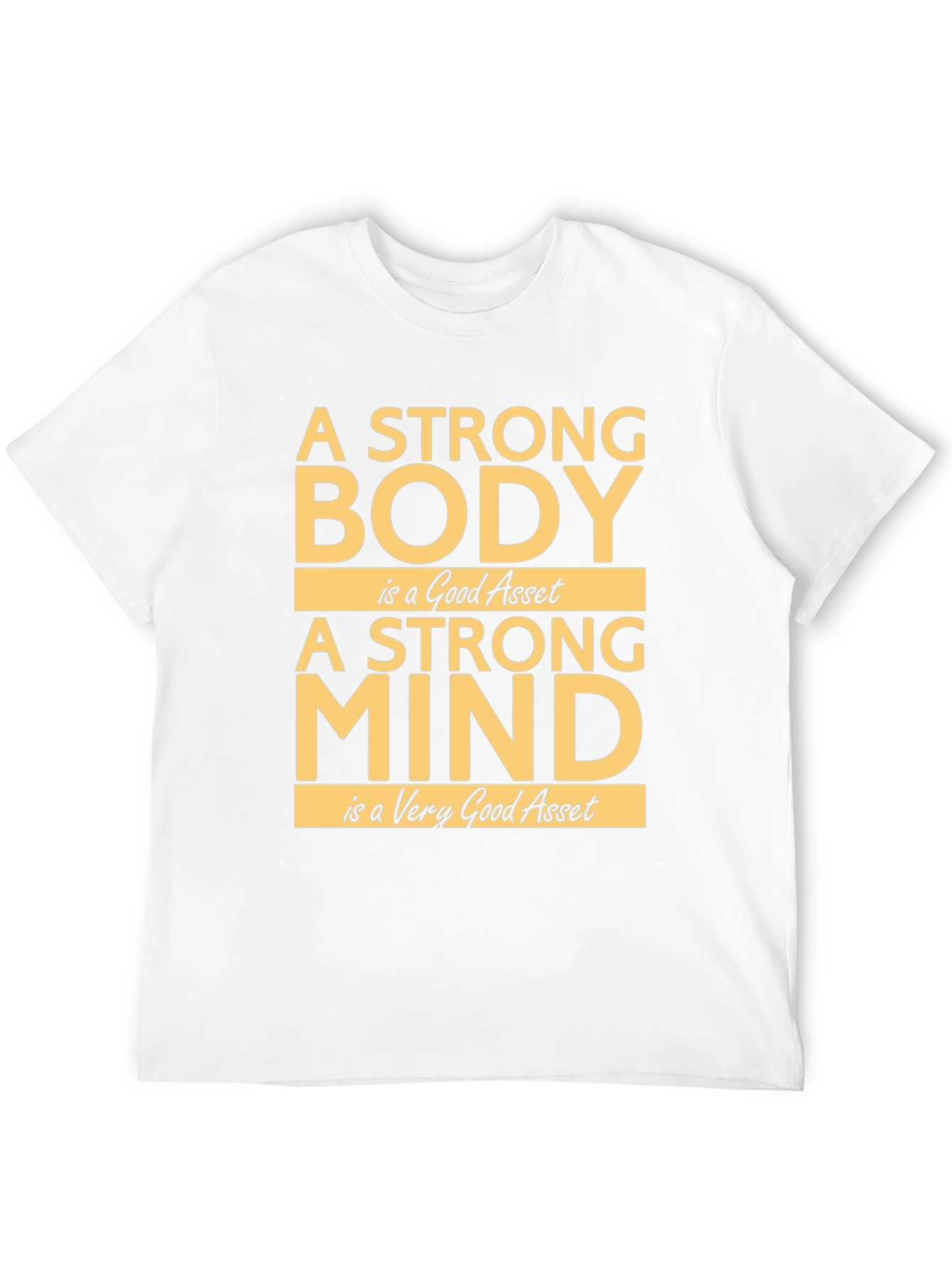Strong Body Mind T-Shirt - Inspirational Fitness Tee