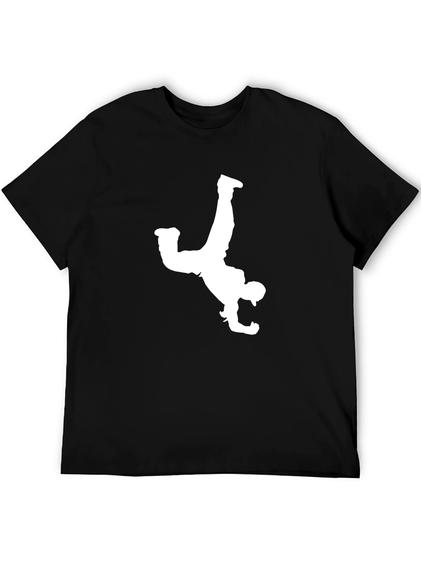Breakdance Silhouette Graphic Tee - Black