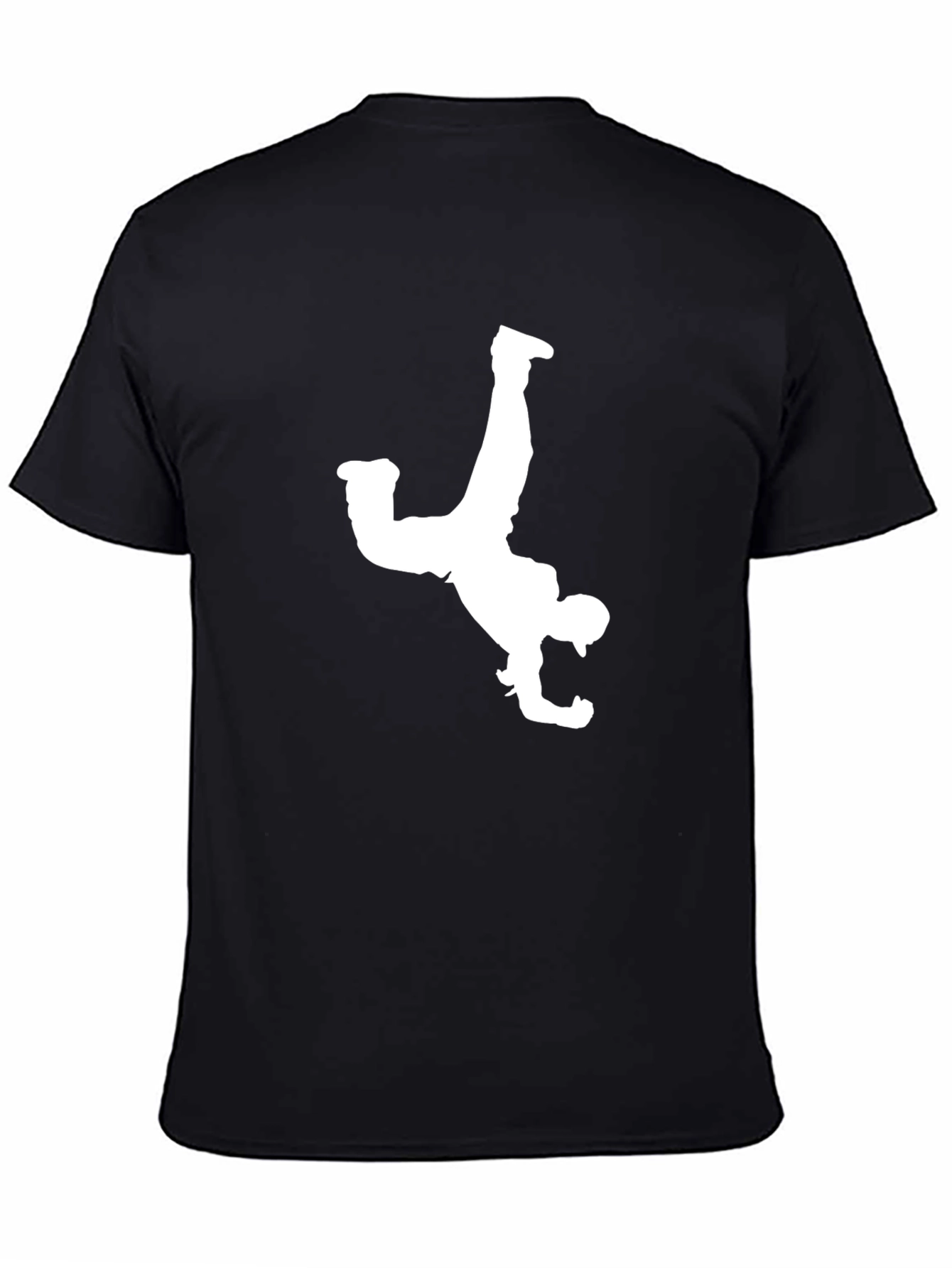 Breakdance Silhouette Graphic Tee - Black