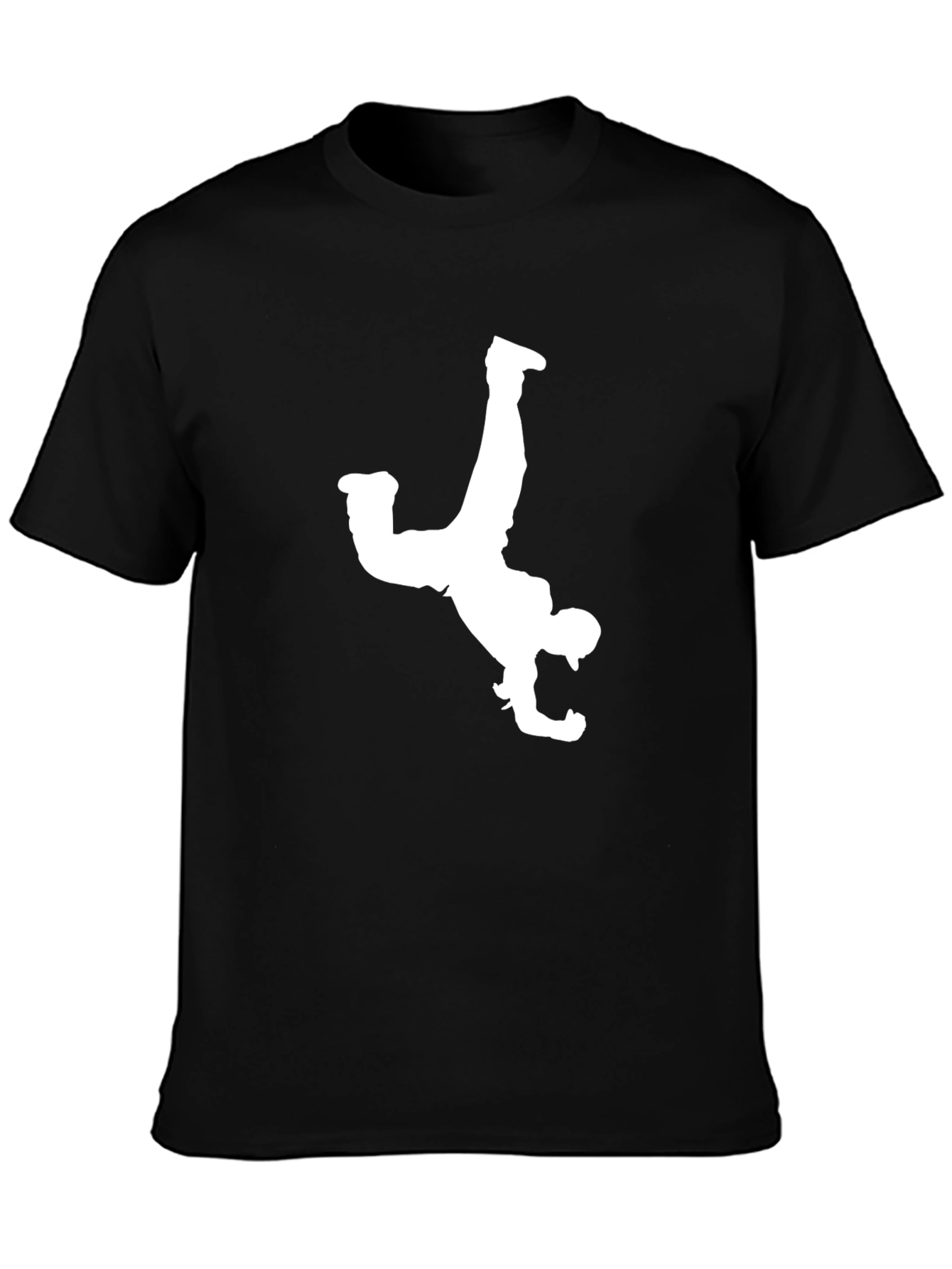 Breakdance Silhouette Graphic Tee - Black