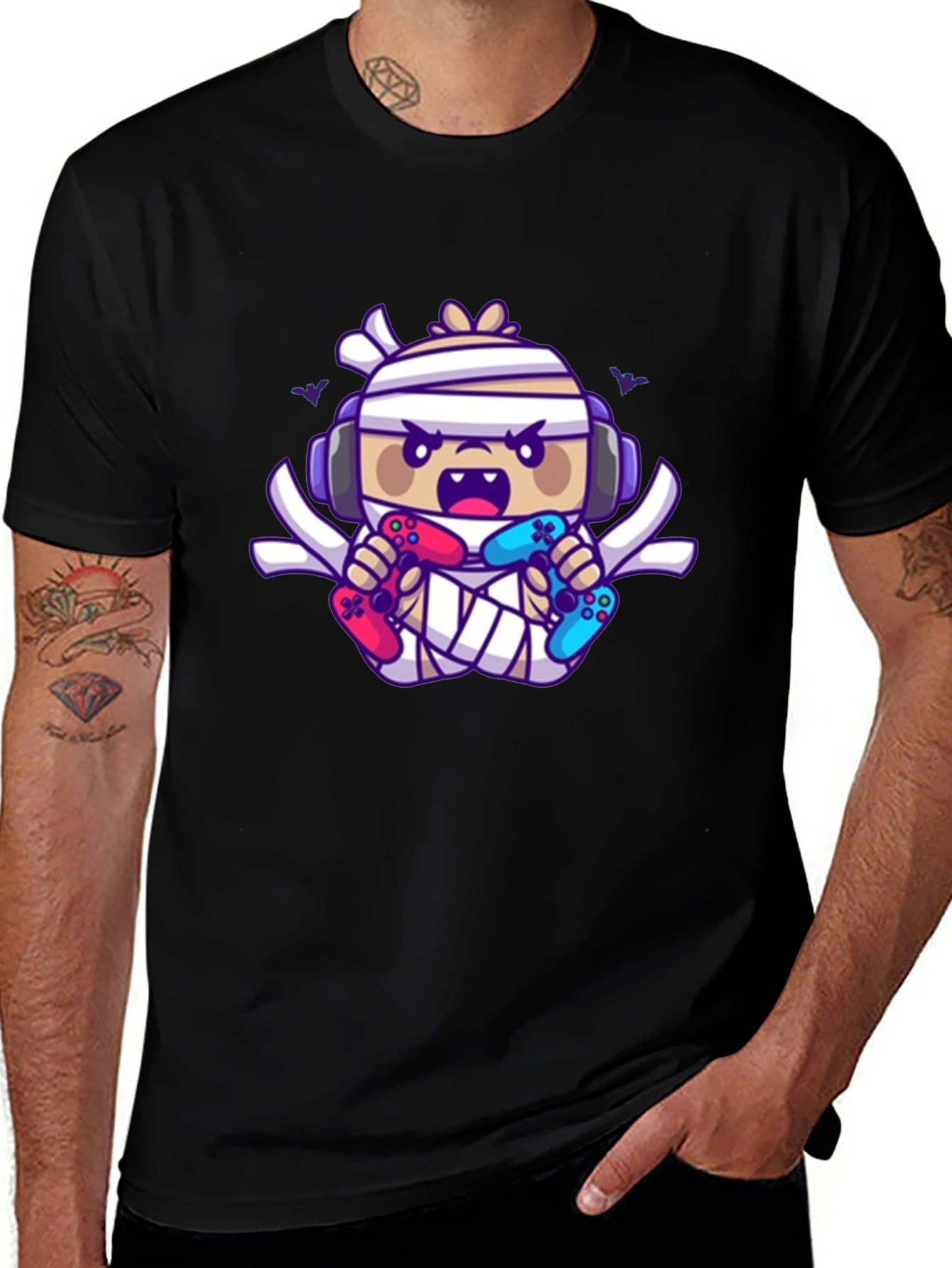 Gamer Mummy T-Shirt - Black Cotton Tee
