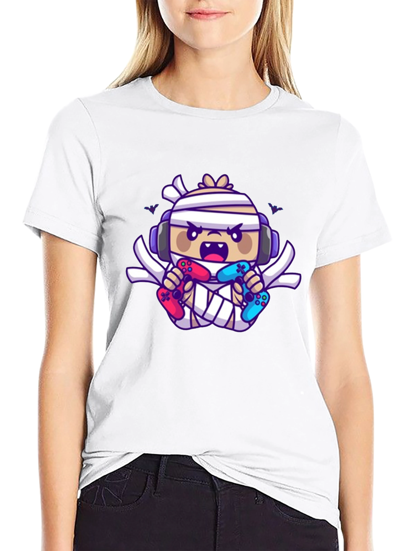 Gamer Mummy T-Shirt - Black Cotton Tee