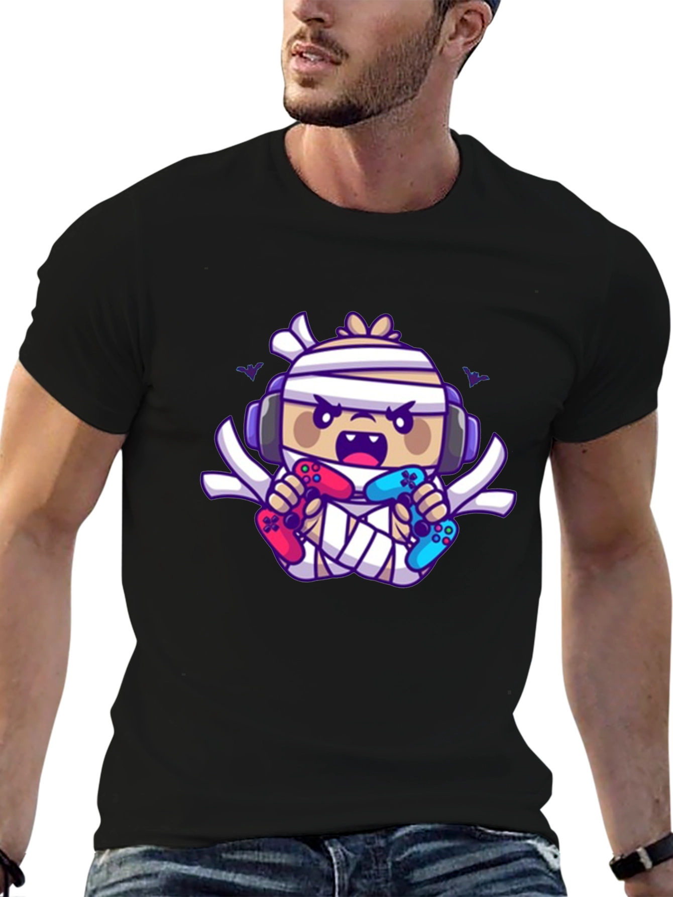 Gamer Mummy T-Shirt - Black Cotton Tee