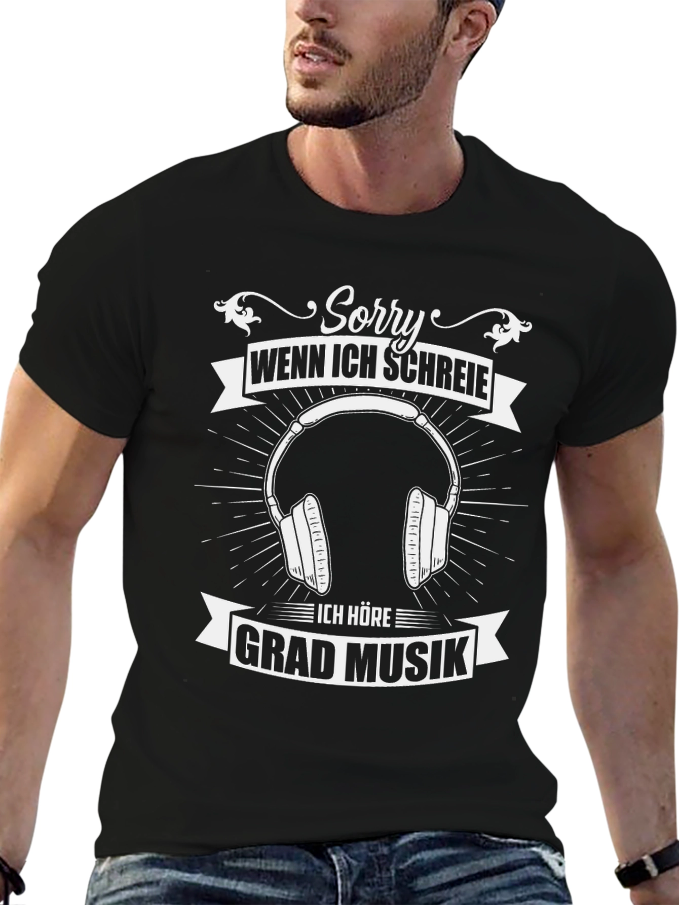 Sorry Wenn Ich Schreie Music T-Shirt