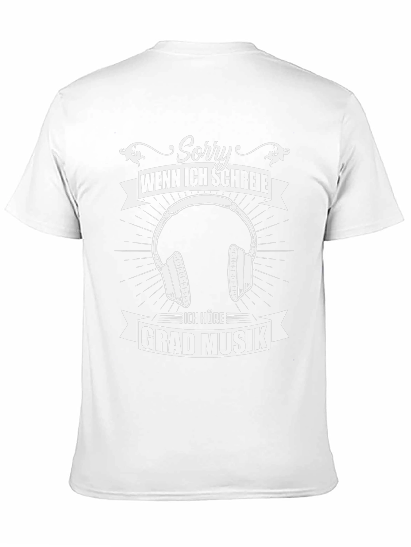 Sorry Wenn Ich Schreie Music T-Shirt