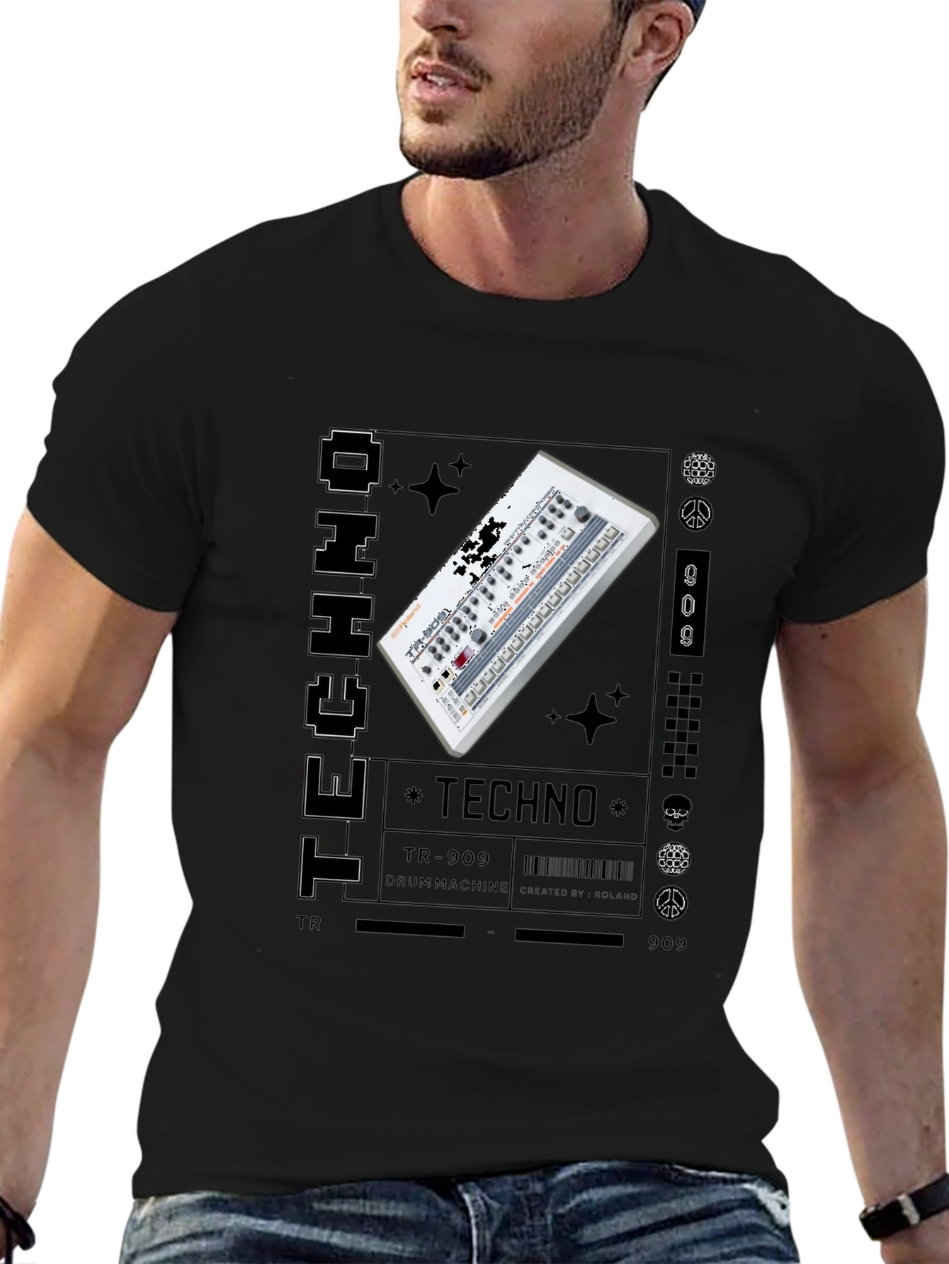 Techno Music Graphic T-Shirt